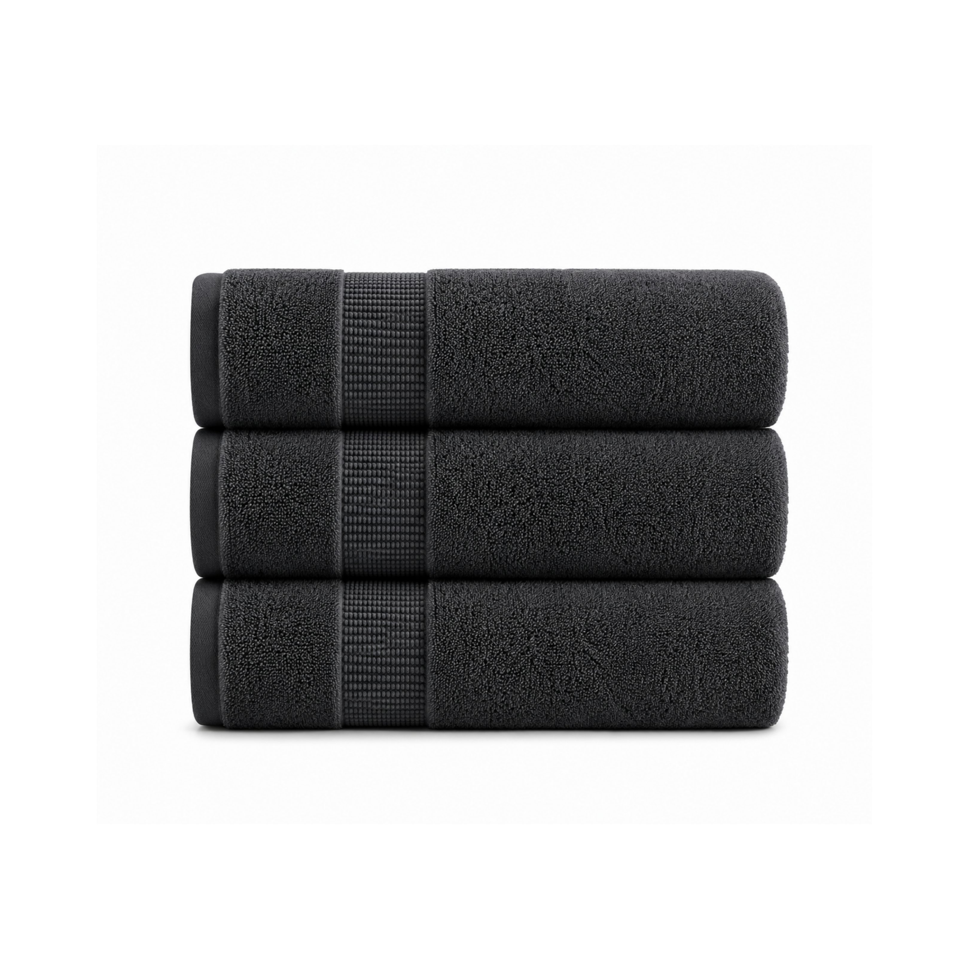 Toalla Facial Negra 550 gsm KND 317240-GB
