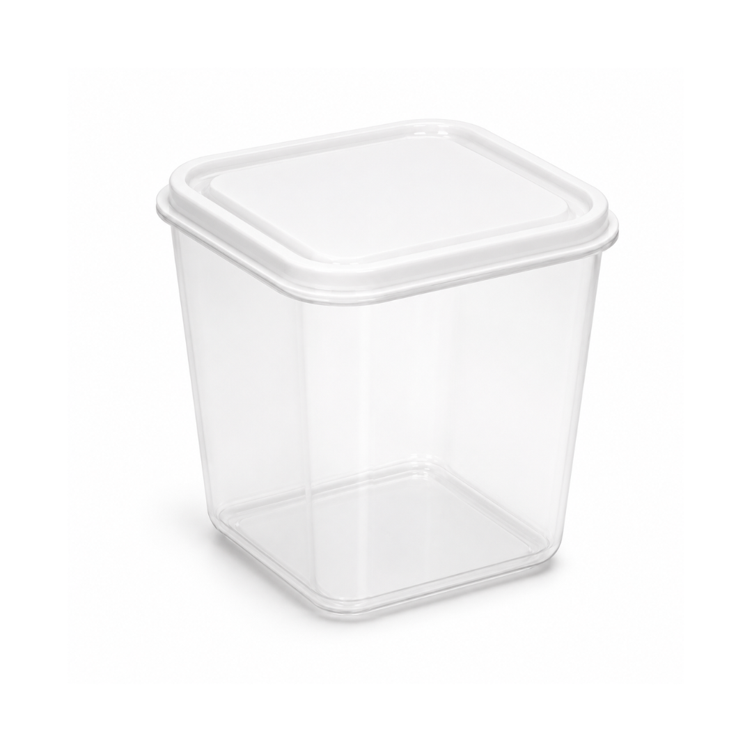 Tall Square Food Container 1700ml