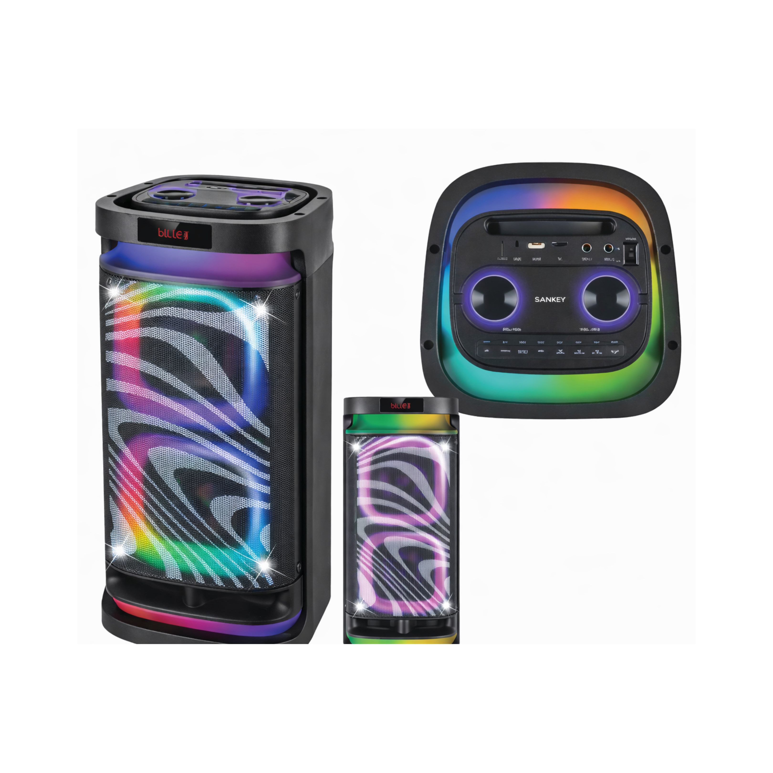 Bocina Bluetooth Portátil 6.5" x2 40W Sankey / PA 65DCM13