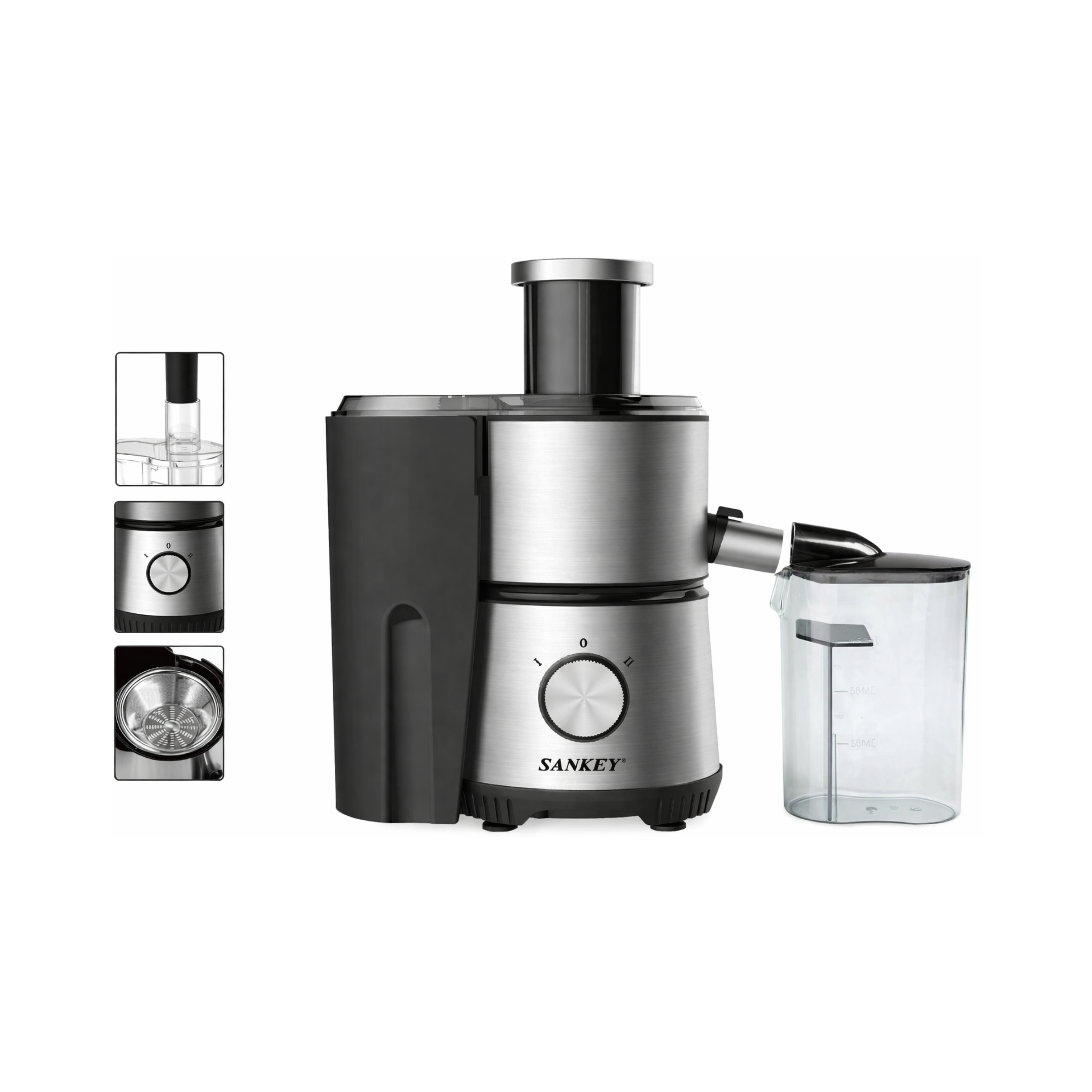 Extractor Centrífugo de Frutas 400W Sankey / XJ-8303