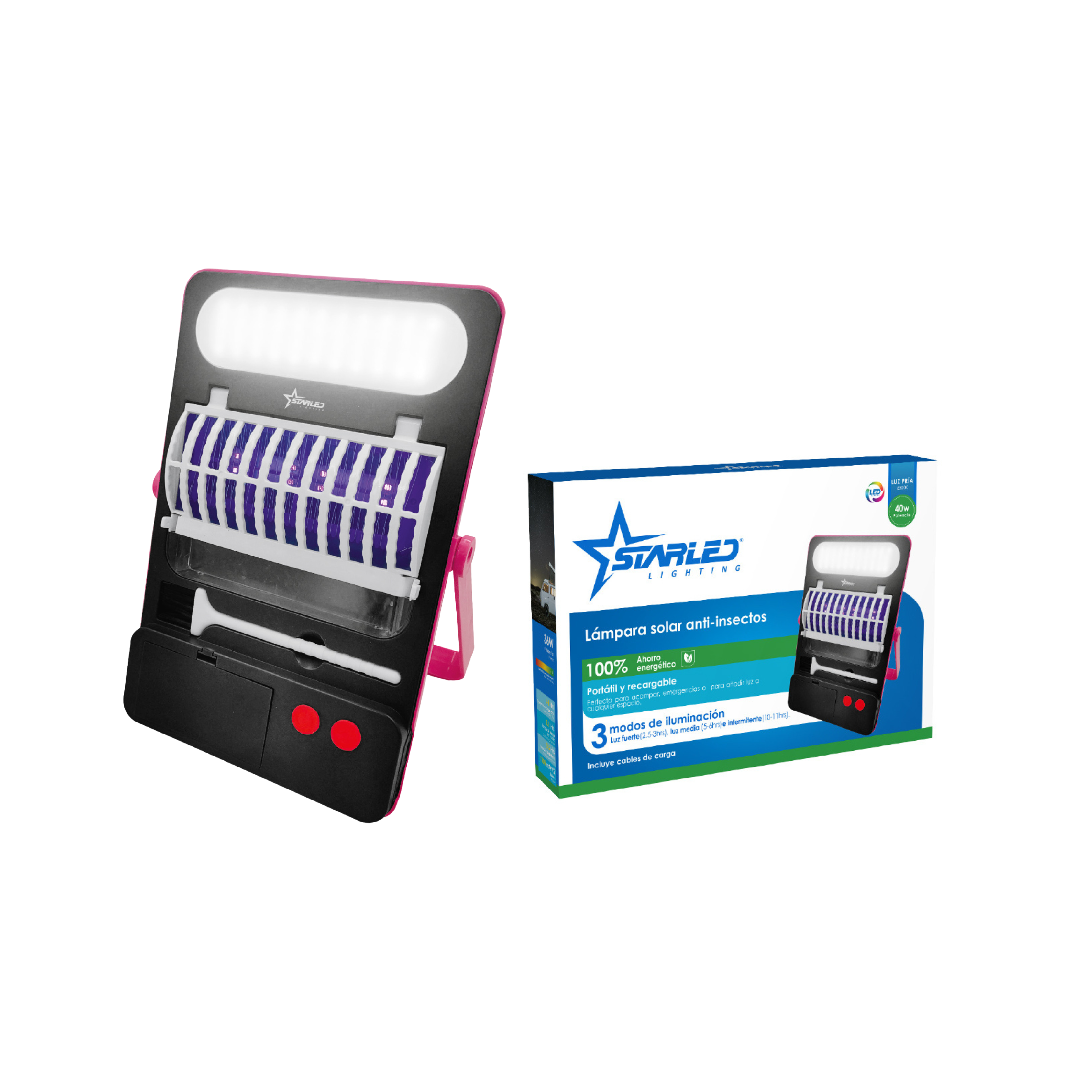 Lámpara Solar Anti-Insectos 40W Starled Lighting / SL-LEML-40W