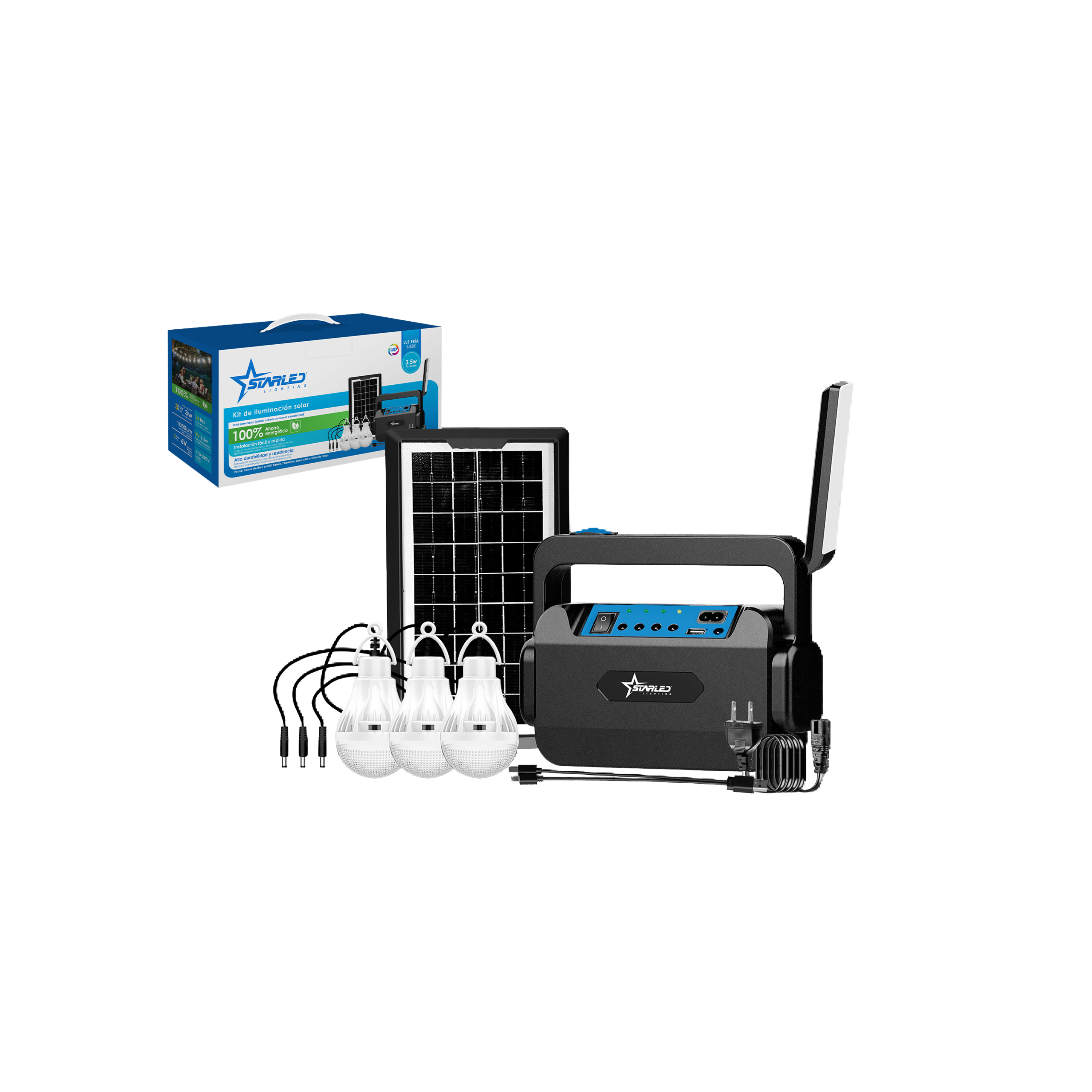 Solar Lighting Kit 3.5W Starled Lighting / SL-SHLS-B