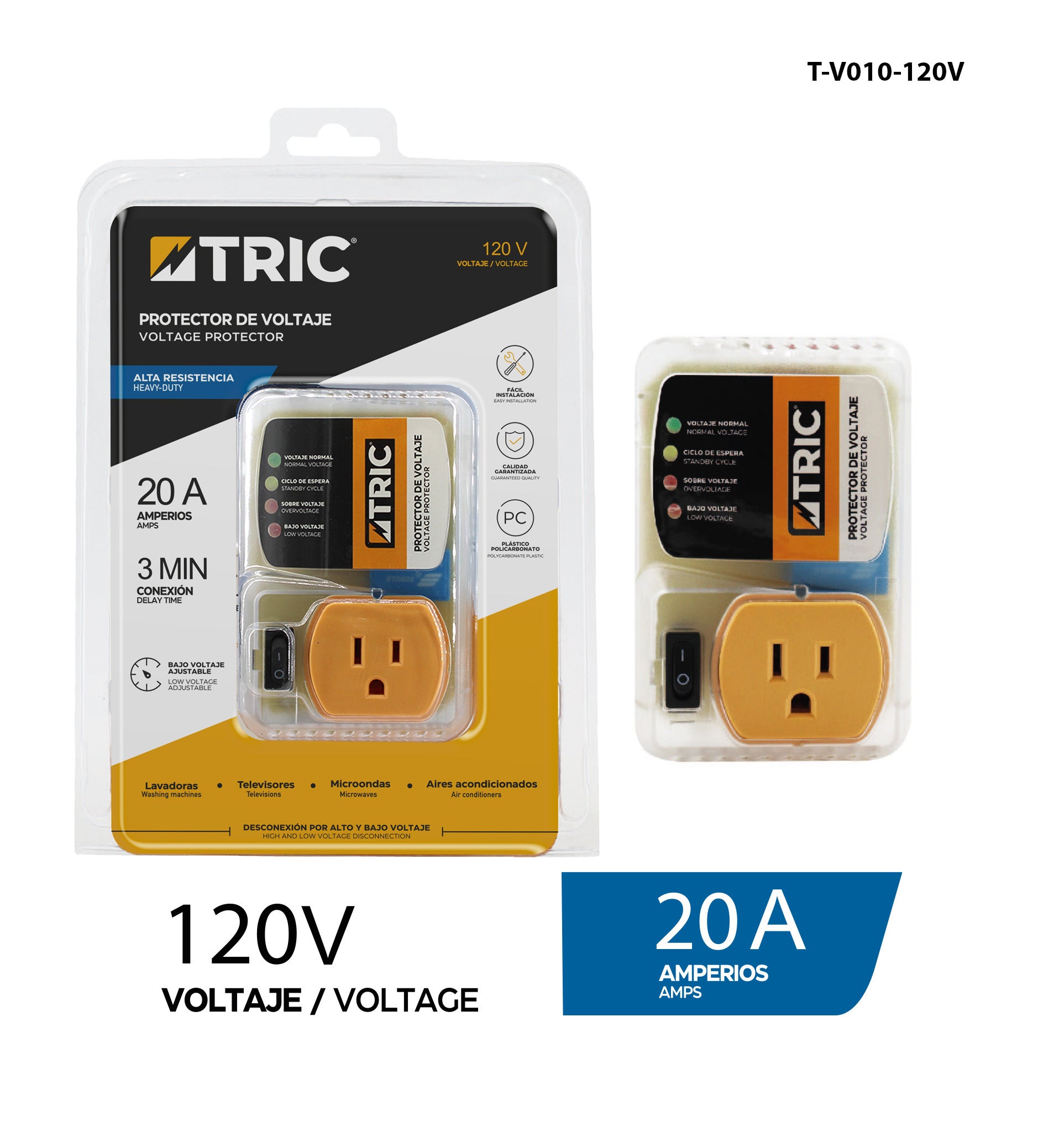 Protector de Voltaje 120V TRIC / T-V010-120V