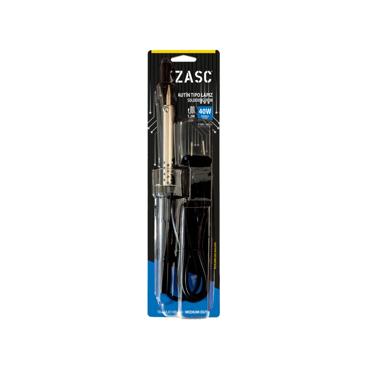 Pencil Soldering Iron 40W Black Handle ZASC / Z-CJ105-40W