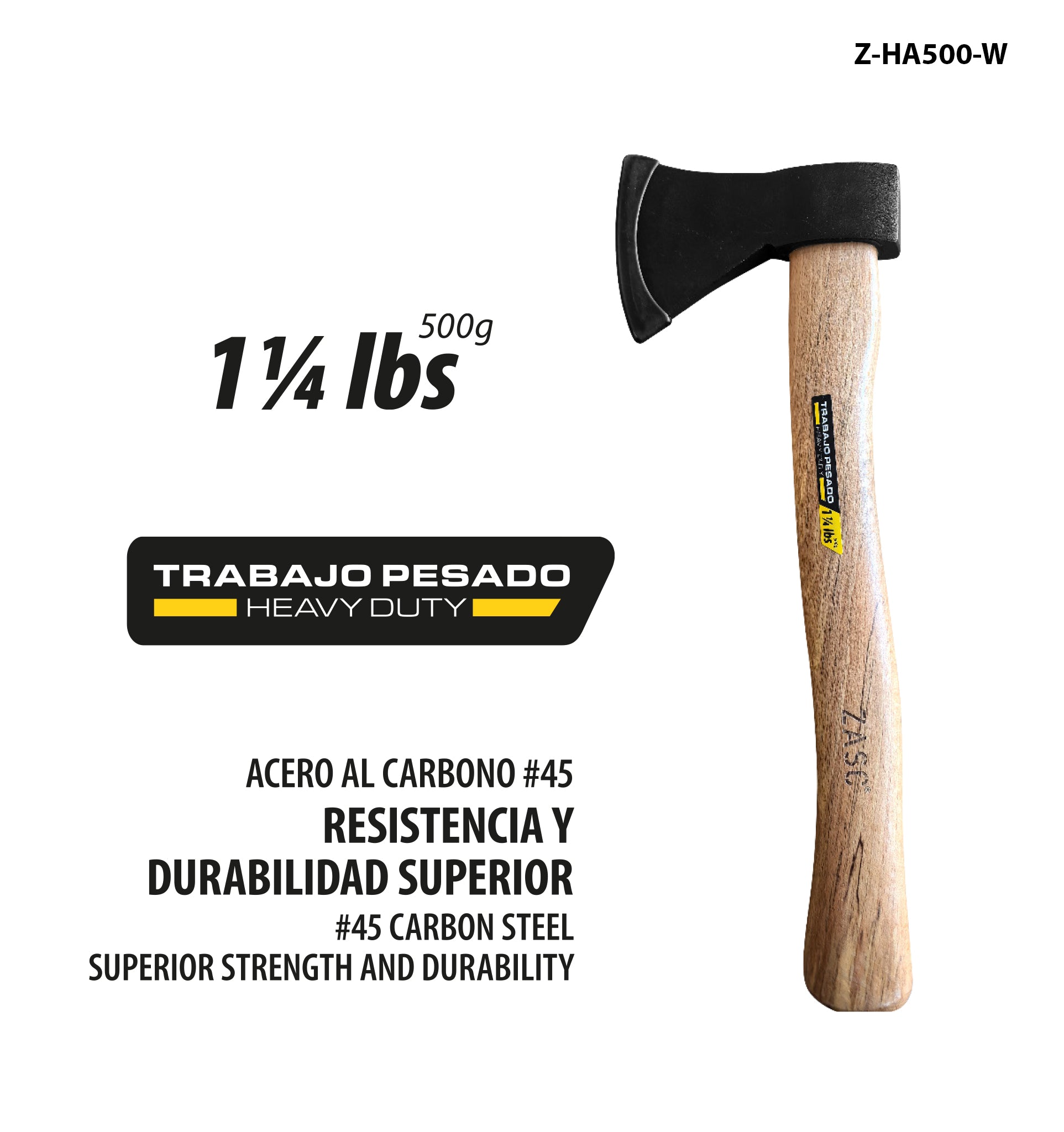 Hand Axe 500g Zasc / Z-HA500-W