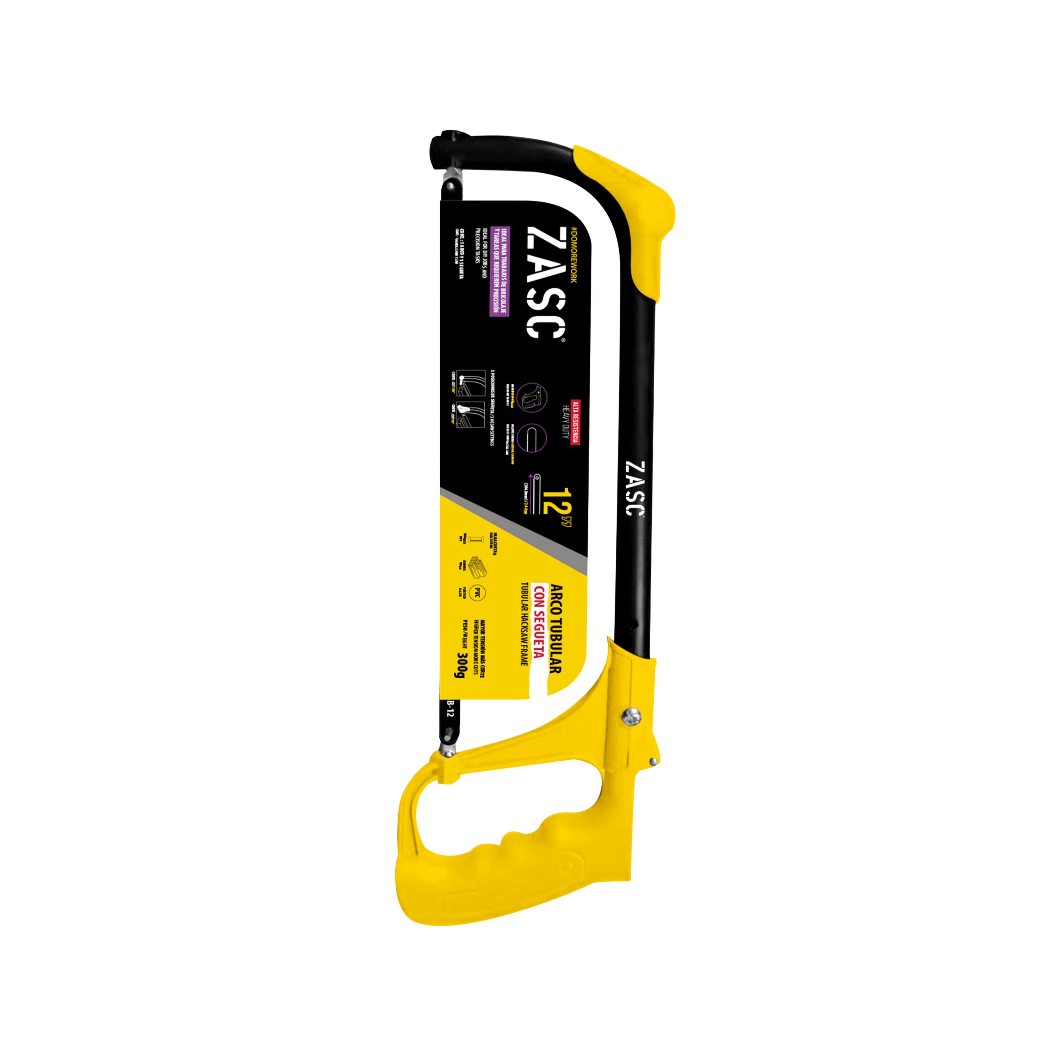 Arco Tubular con Segueta 300g Zasc / Z-HFT-12