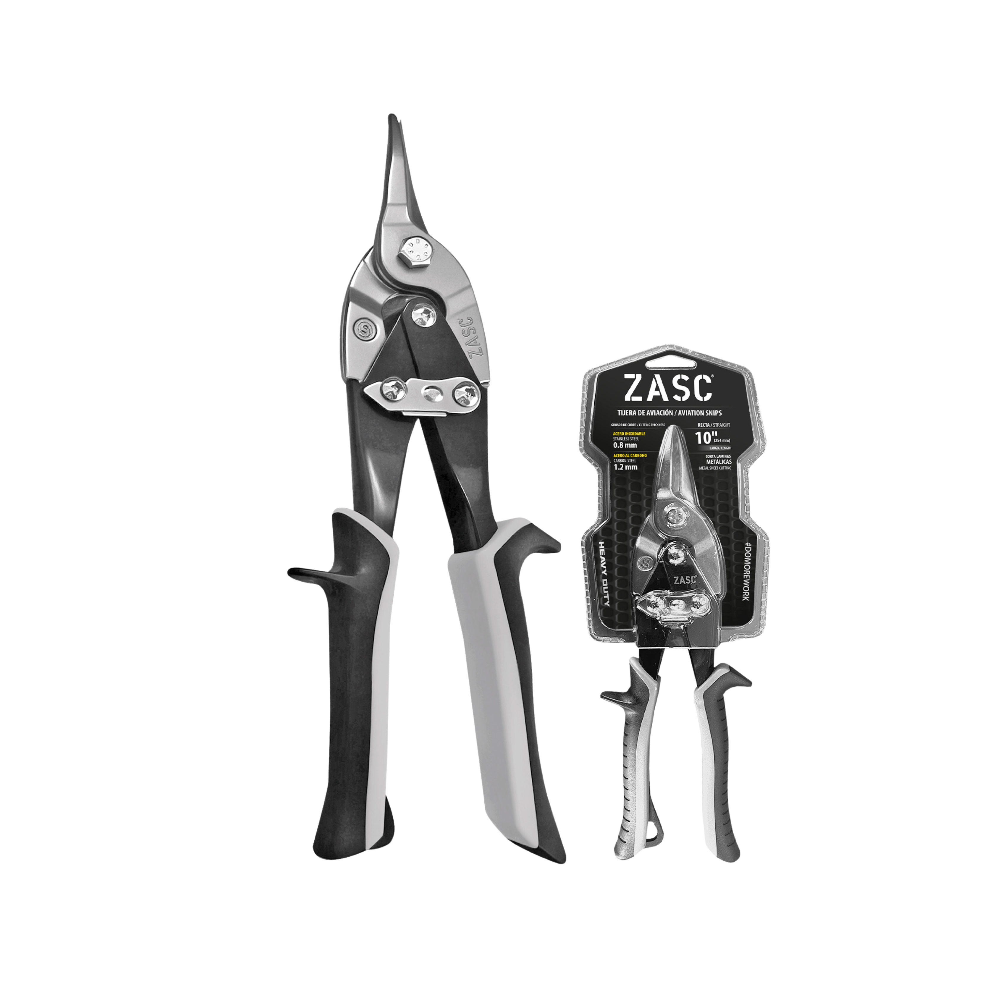 Tijera de Aviación Recta 254mm Zasc / Z-MAS-R10