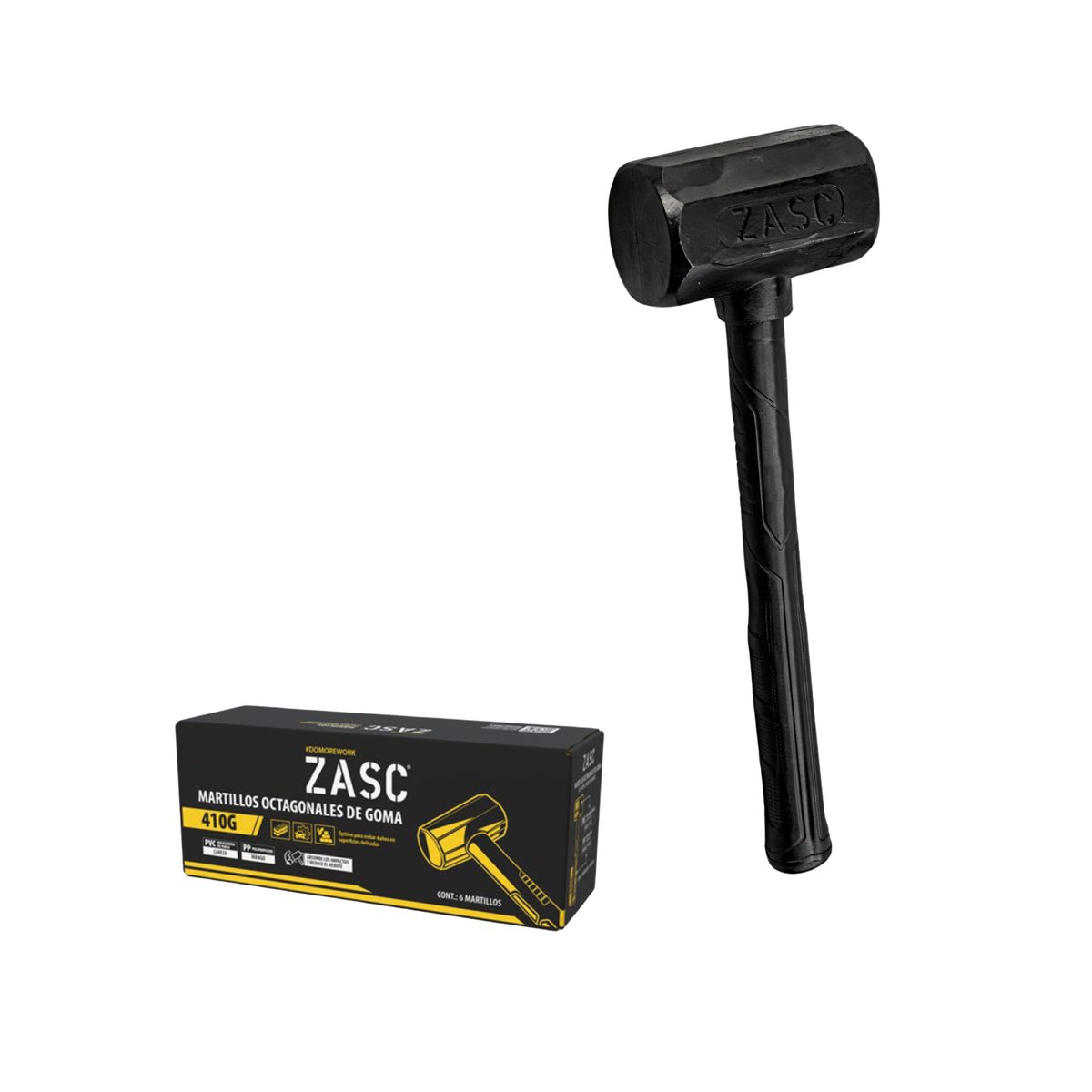 Marteau Octogonal en Caoutchouc 530g Zasc / Z-OH530