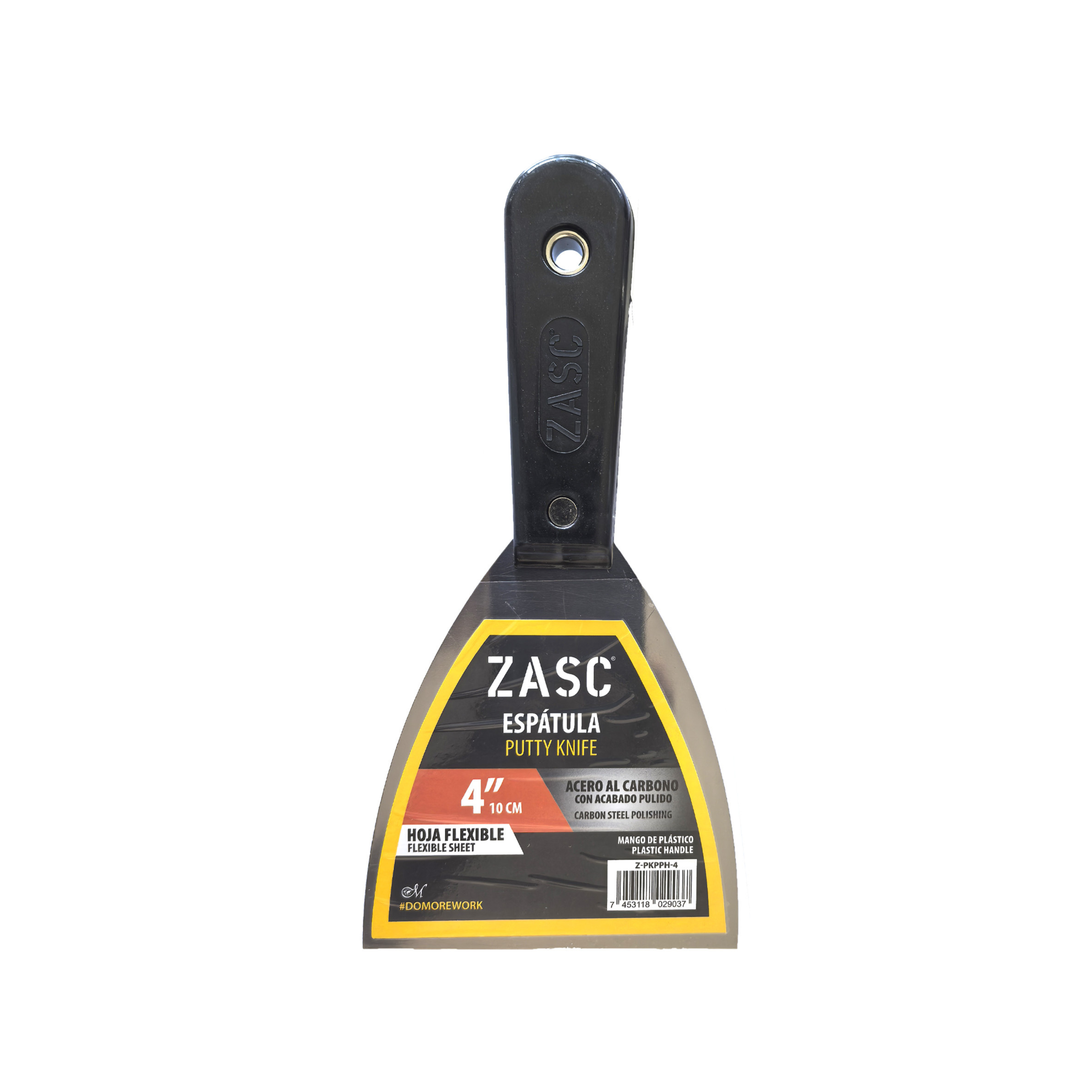 Espátula Flexible 4" Plástica ZASC / Z-PKPPH-4