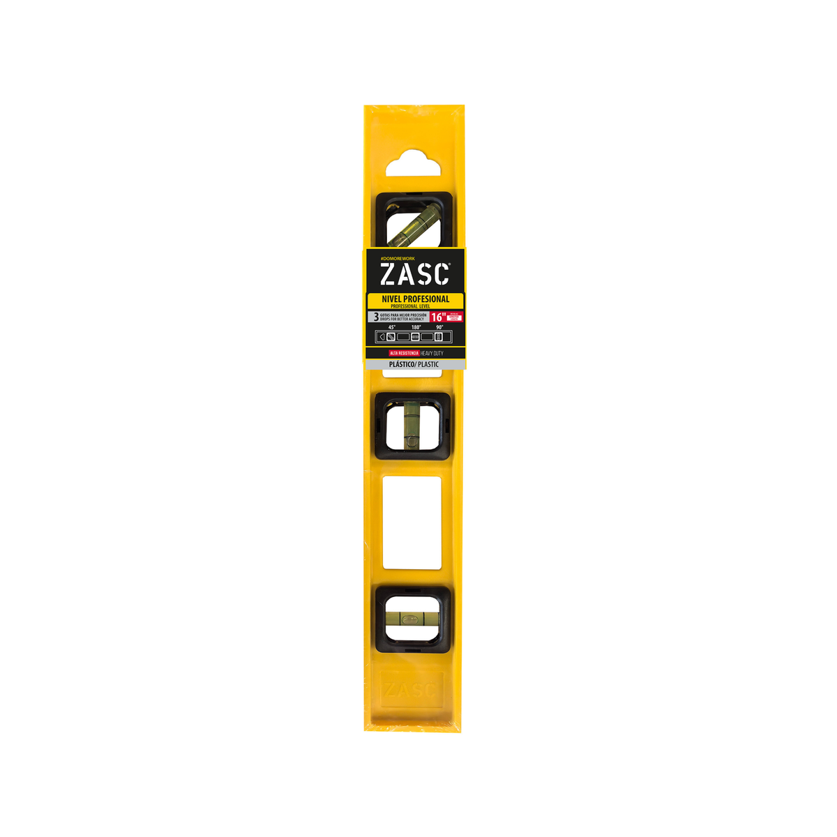 Niveau Professionnel en Plastique 16" Zasc / Z-PLP16