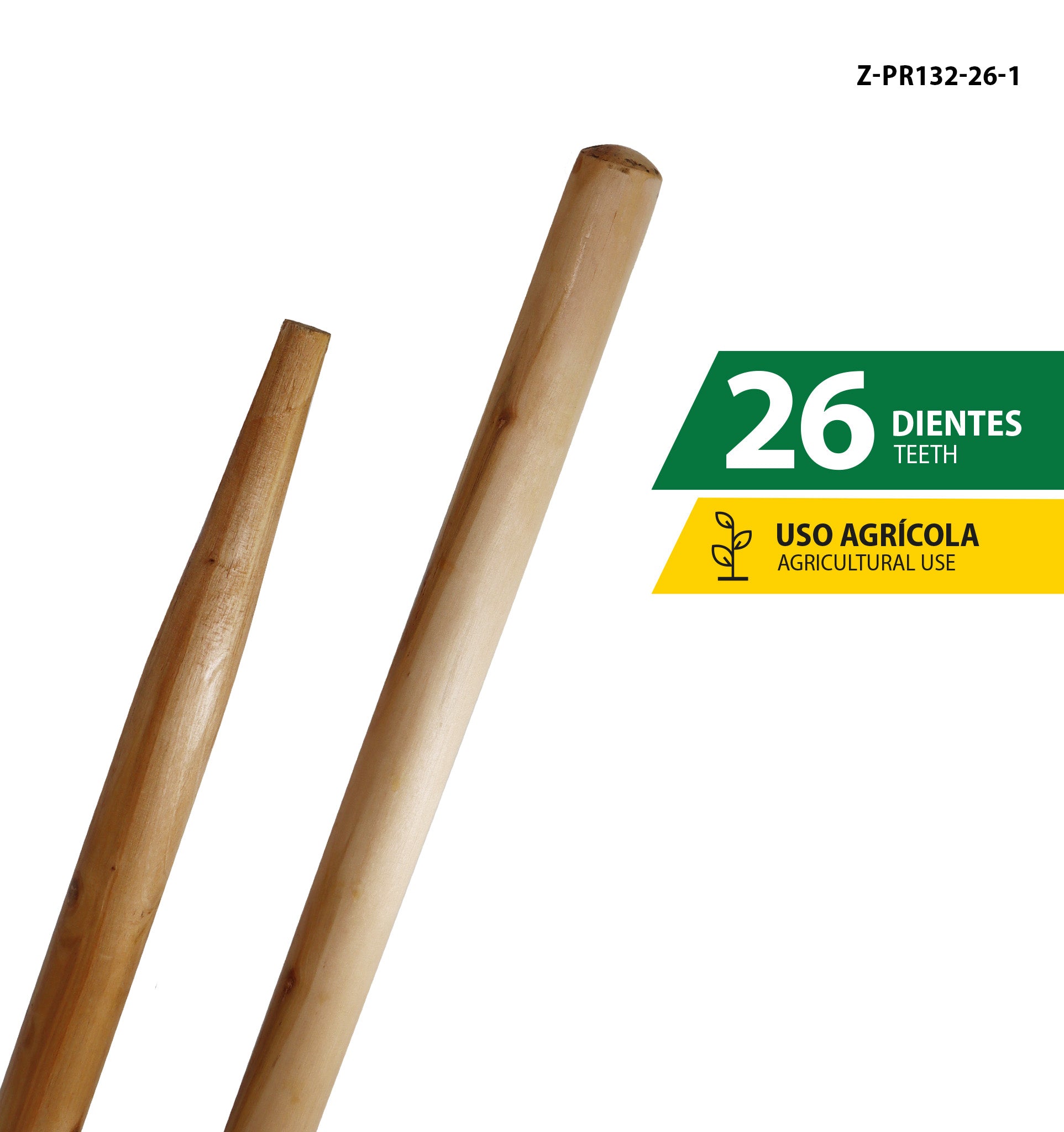 Rake Handle 26 Teeth ZASC / Z-PR132-26-1