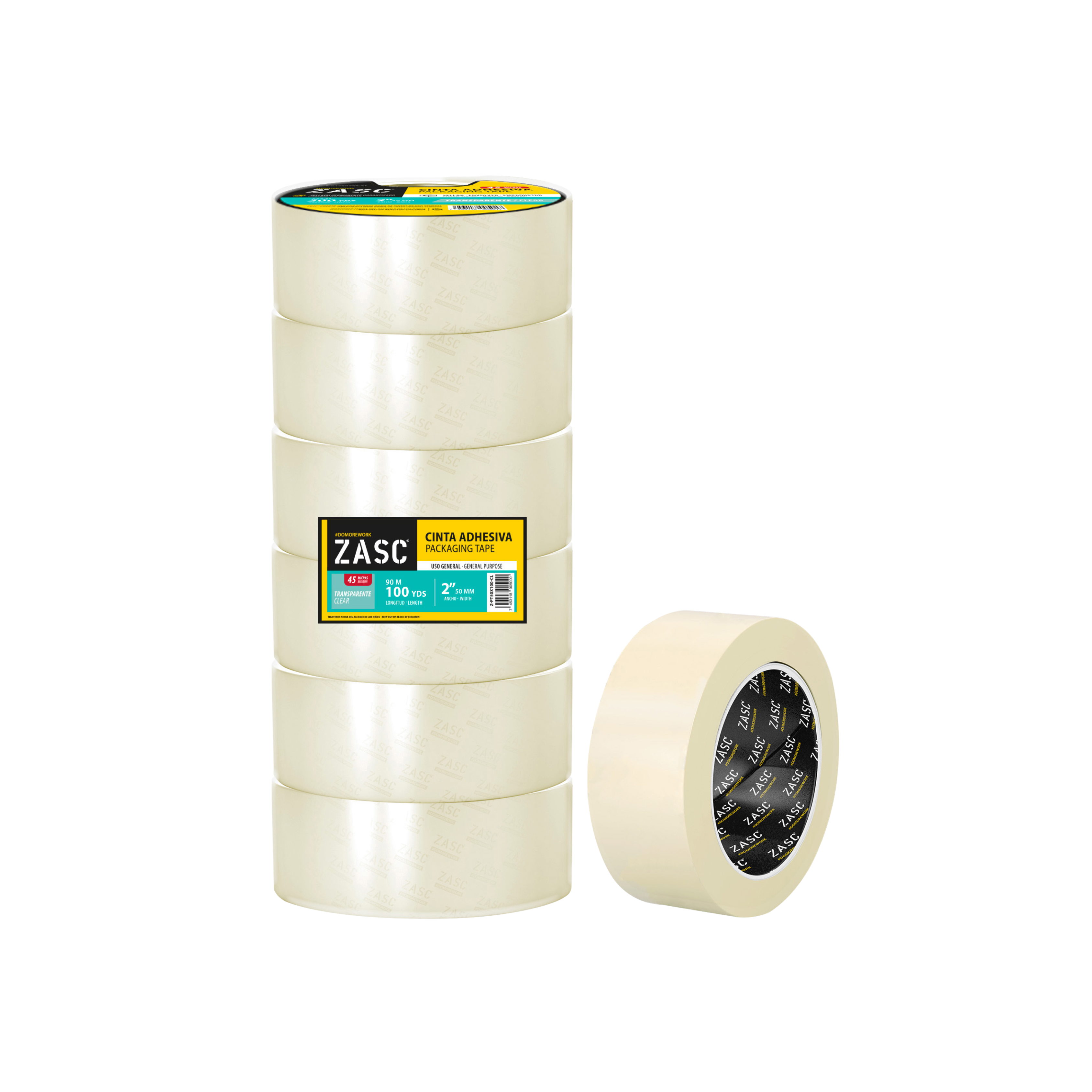 Cinta Adhesiva Transparente ZASC / Z-PT50X100-CL