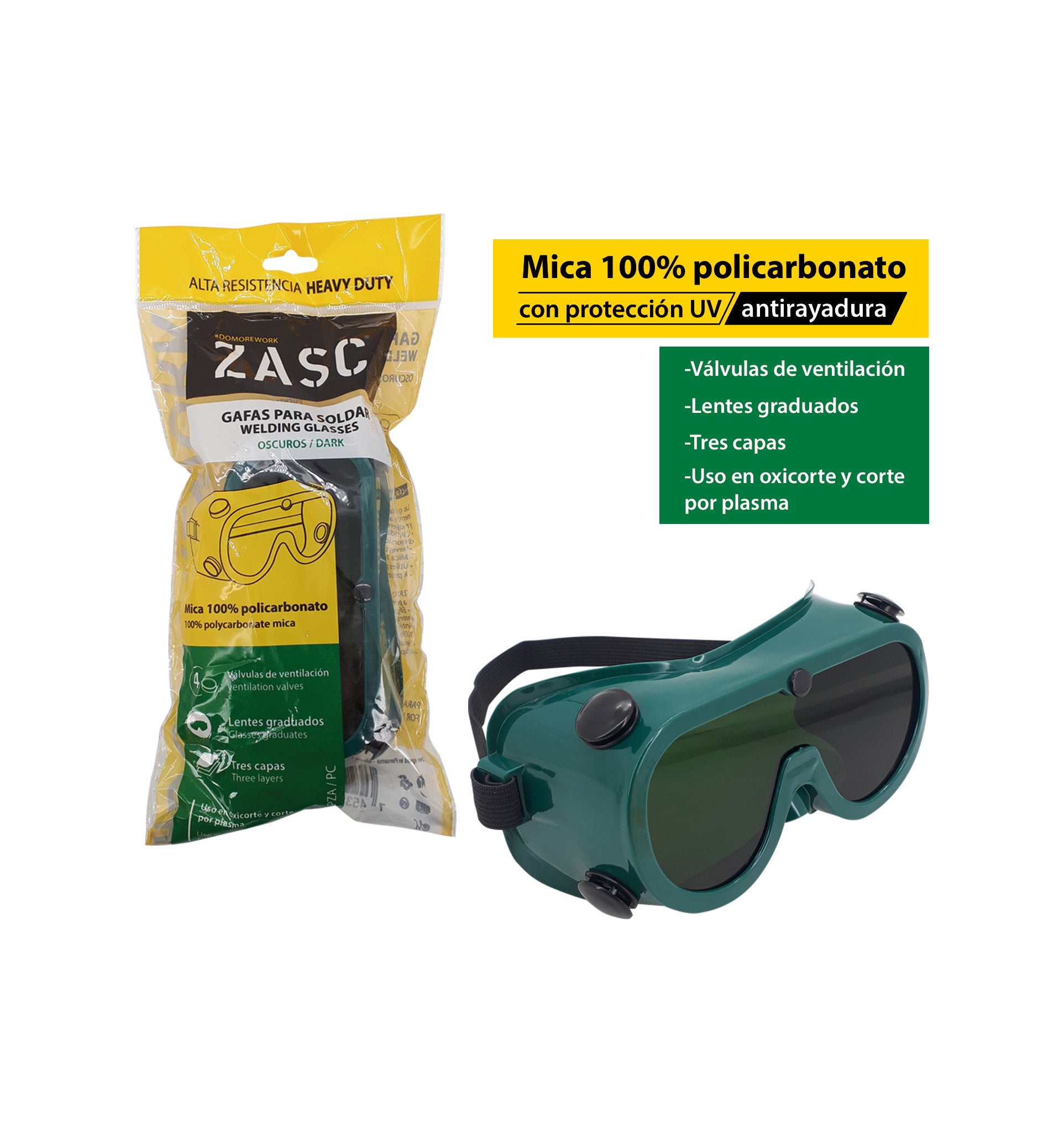Gafas Oscuras para Soldar ZASC / Z-SG131