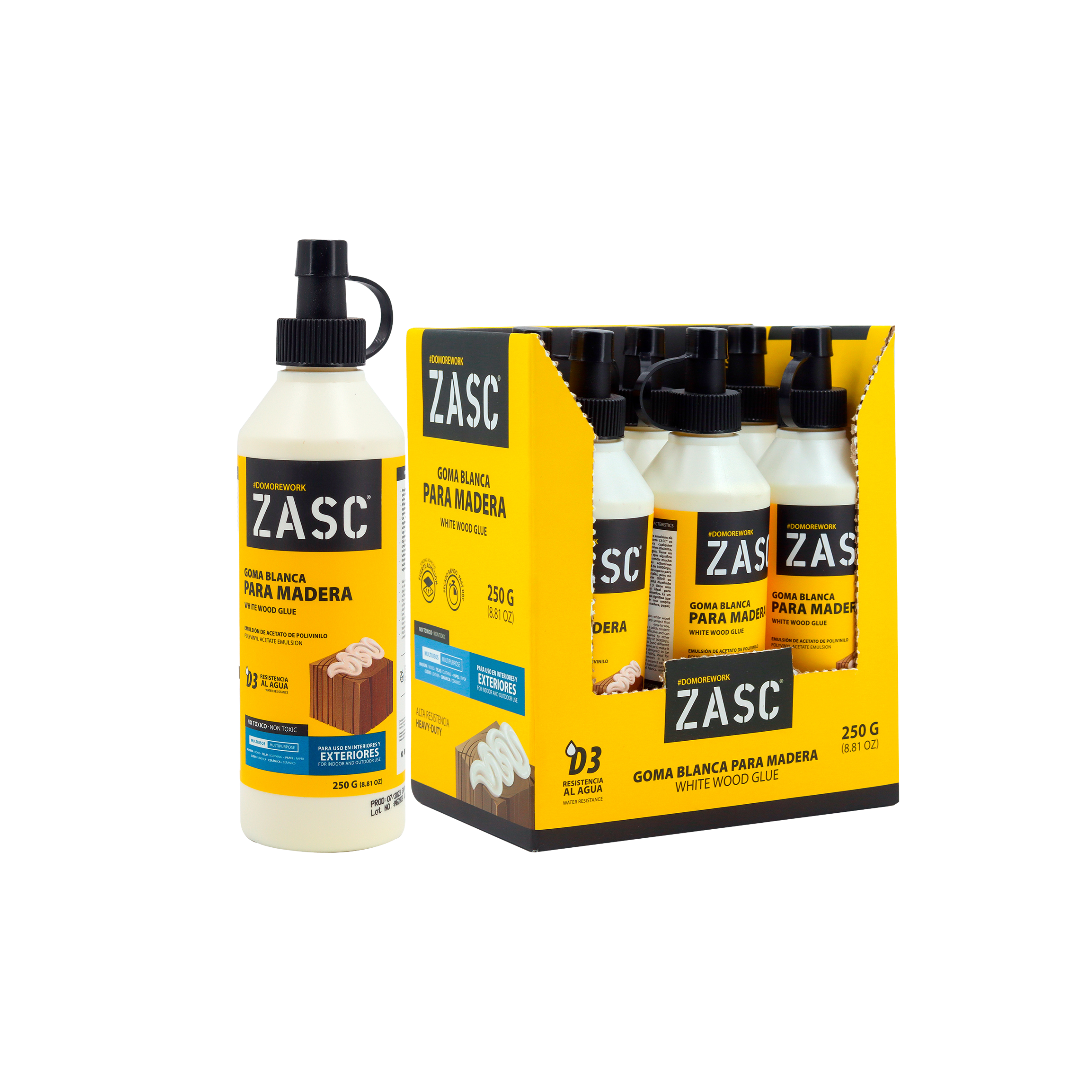 Goma Blanca 250g ZASC / Z-WG250GR