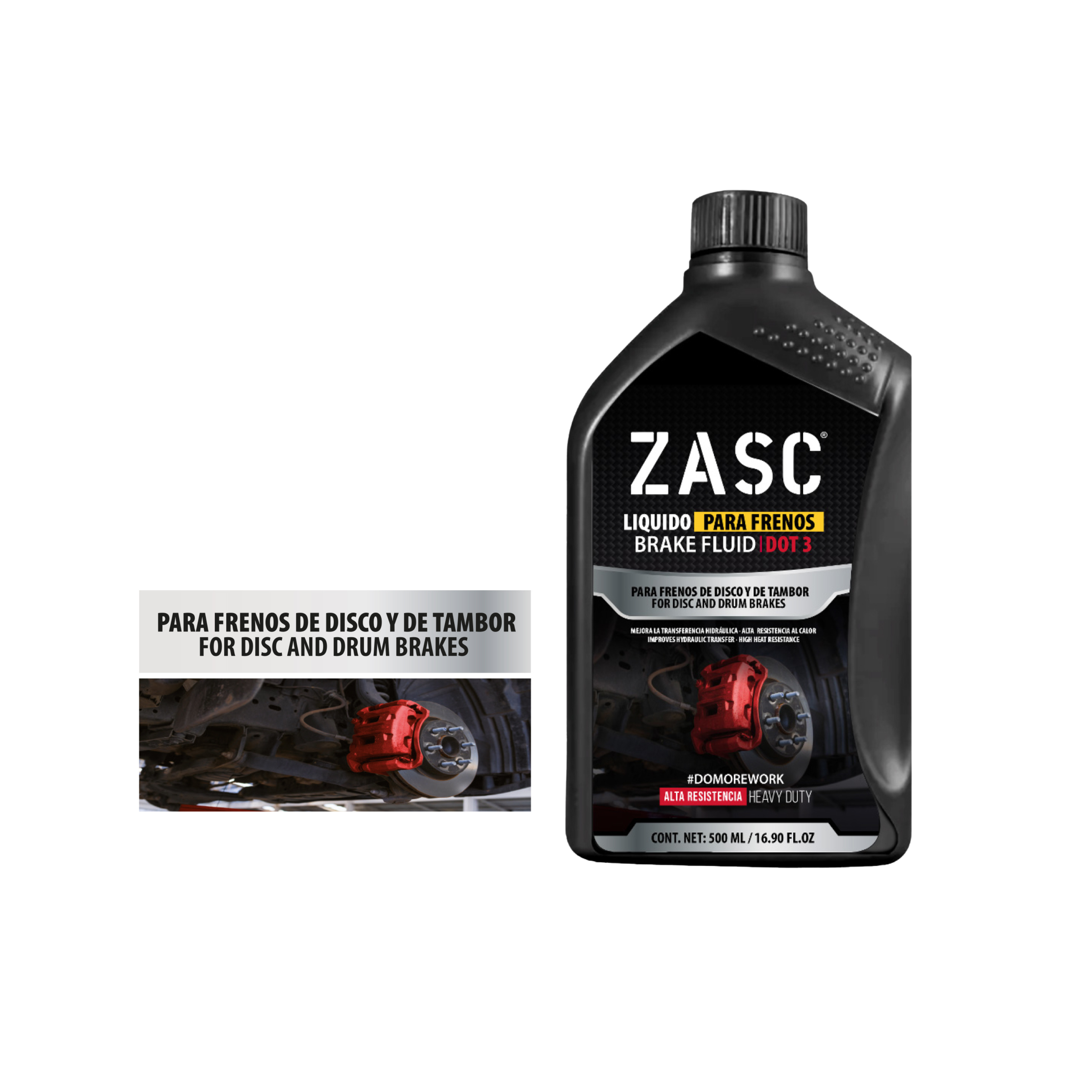 Líquido Frenos DOT3 500ML ZASC / Z-ZPBFD3-500