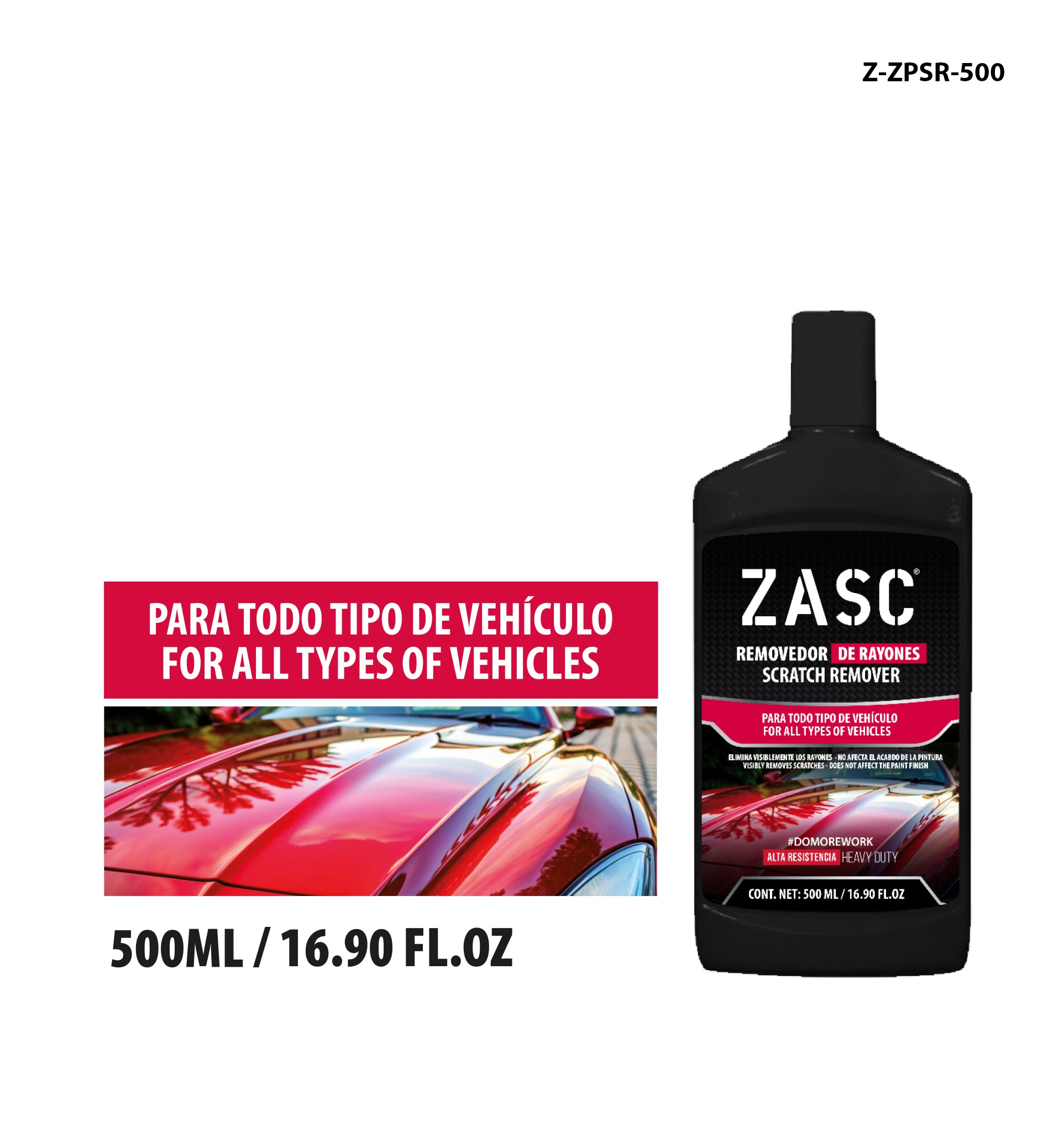 Scratch Remover 500ml ZASC / Z-ZPSR-500