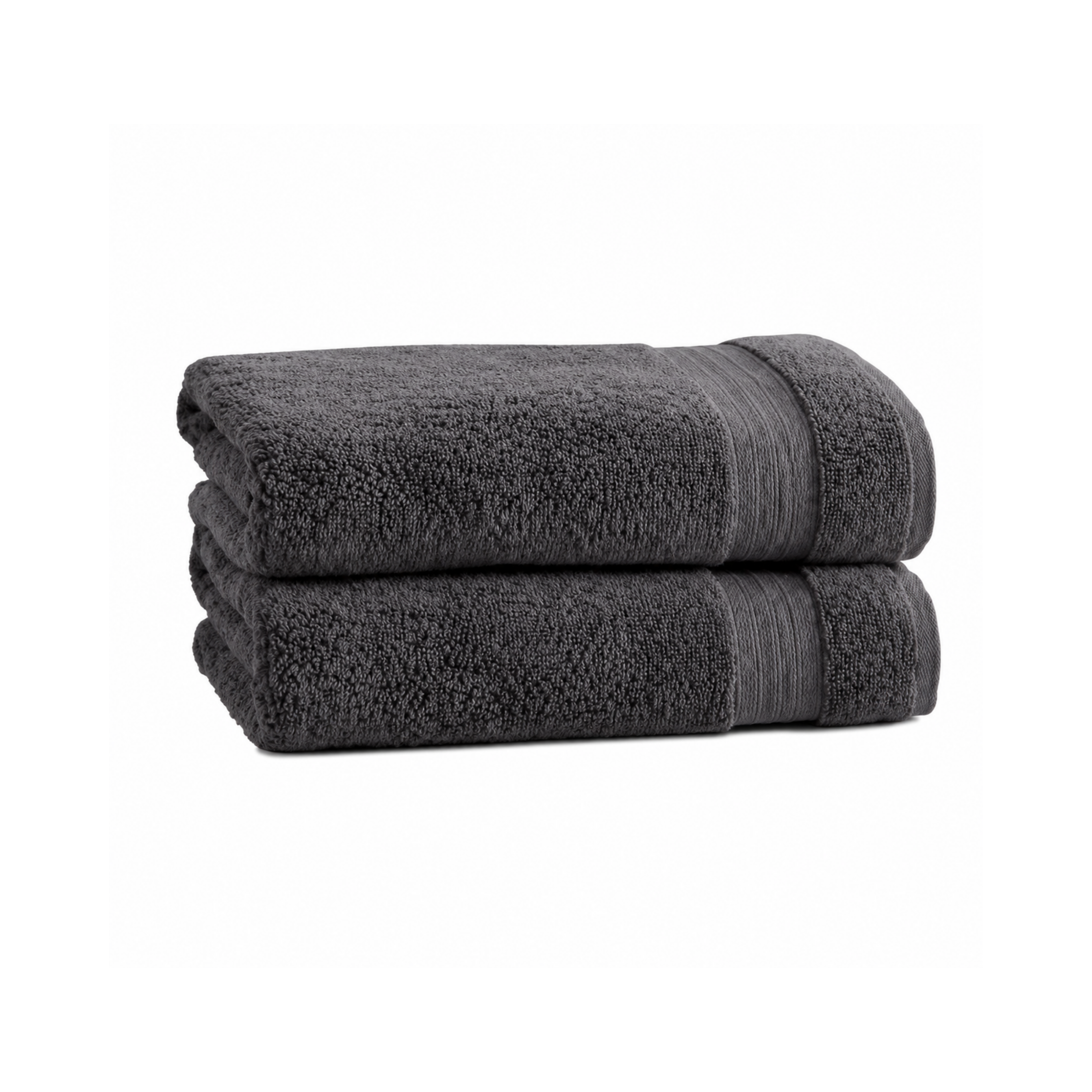 Toalla Para Baño Gris Oscuro KND 2311575