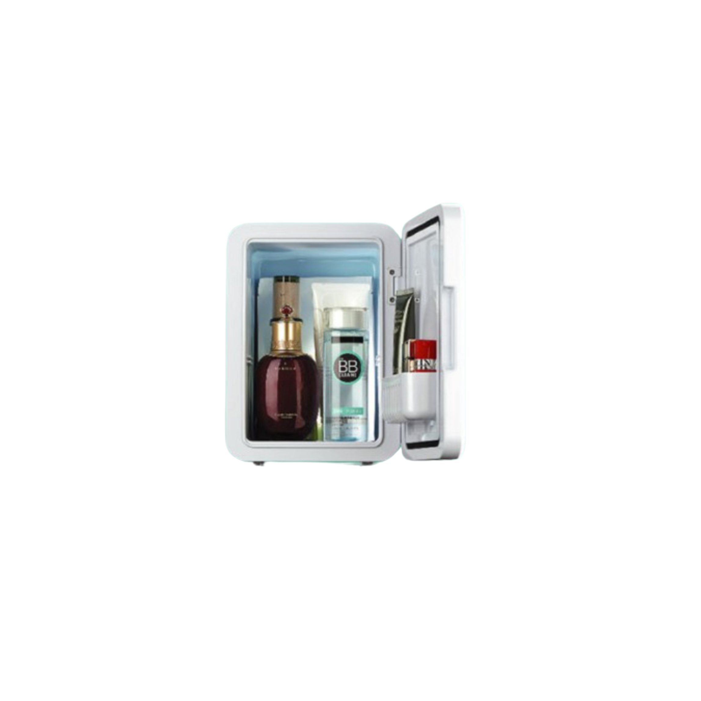Sankey Personal Mini Fridge with Mirror Door, 4L, Hot & Cold Modes, LED Light