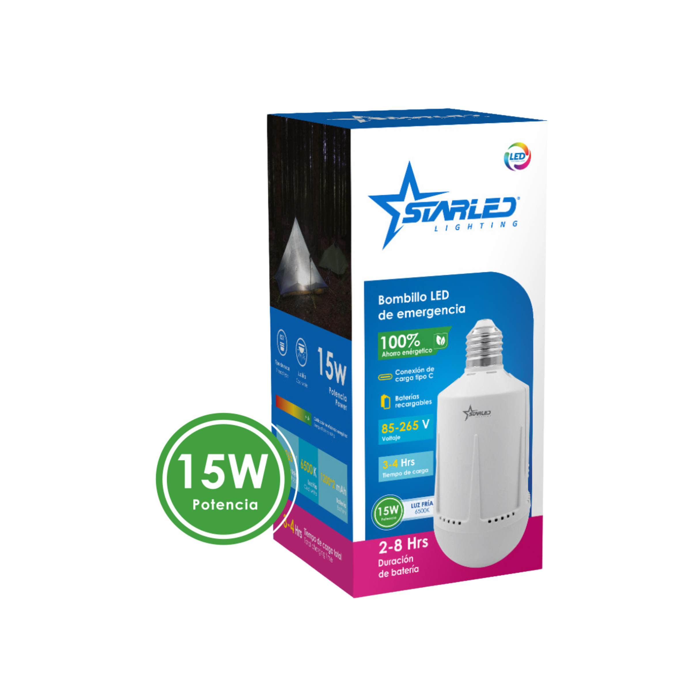 StarLED Emergency LED Bulb / SL-LEB-15W