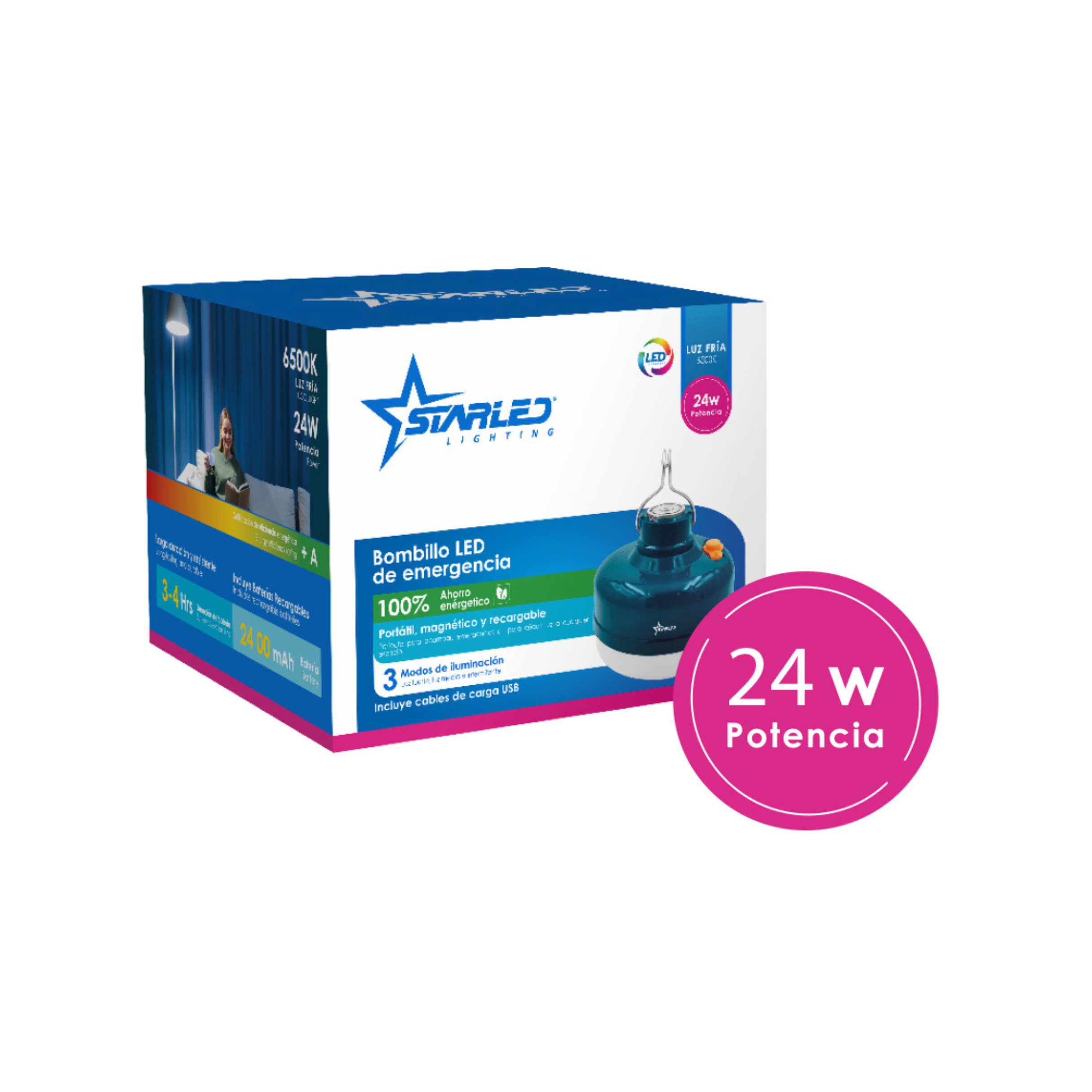 StarLED Emergency LED Hanging Bulb / SL-LELP-24W