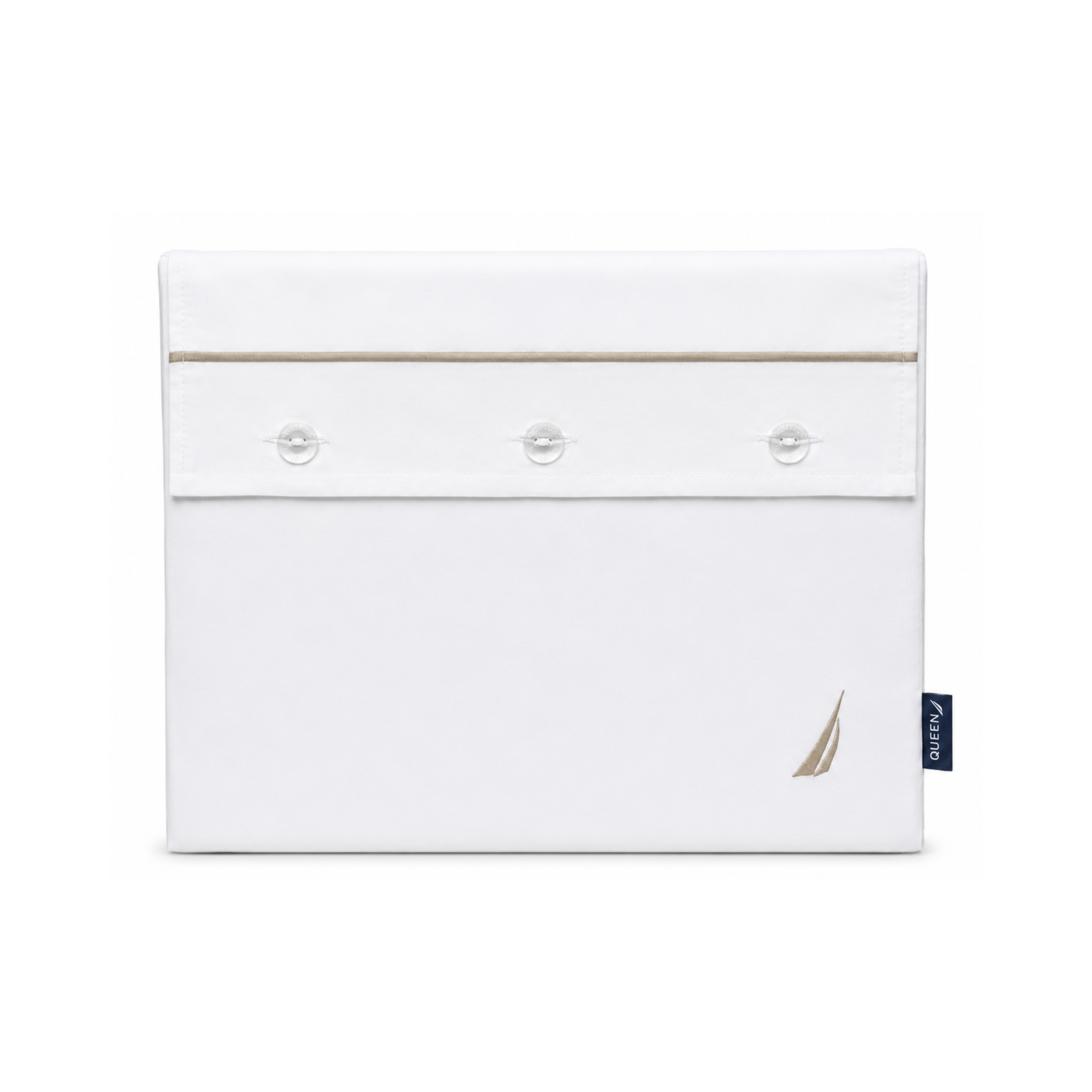 Set de Sábanas Queen de 4 Piezas Blanco 400 TC Náutica 753165