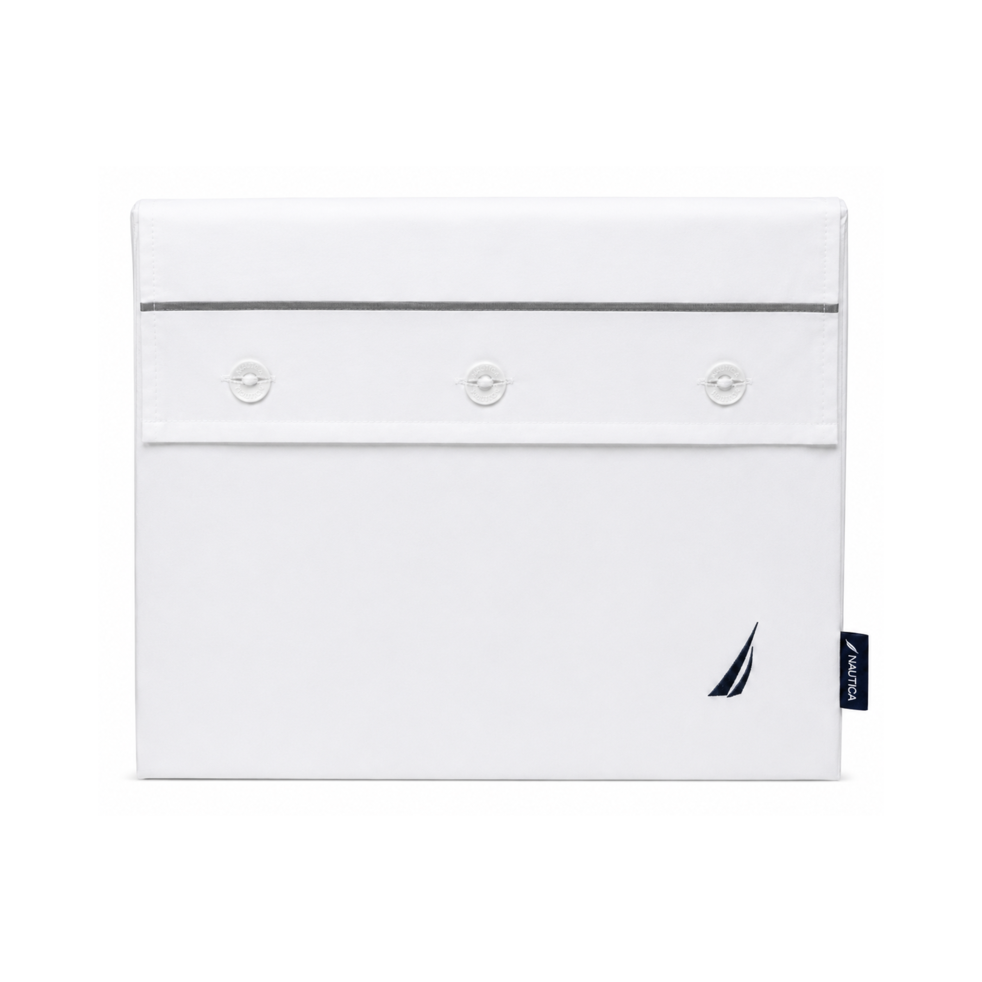 Set de Sábanas Twin de 3 Piezas Blanco 400 TC Náutica 753167