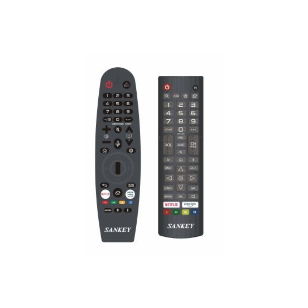 Sankey 55" QLED Smart TV 4K Ultra HD with WebOS, Frameless Design