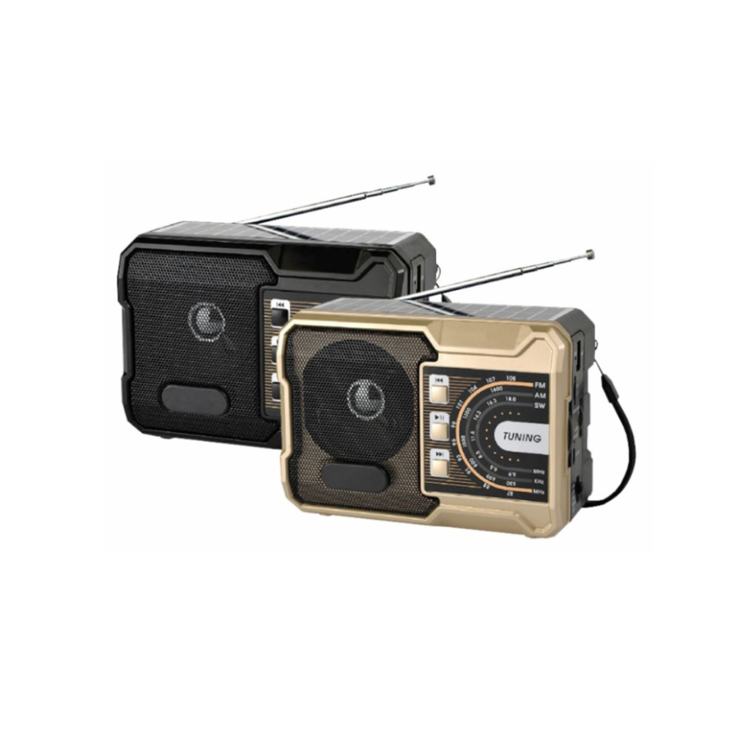 Sankey Portable AM/FM/SW Radio with Bluetooth and Built-in Rechargeable Battery