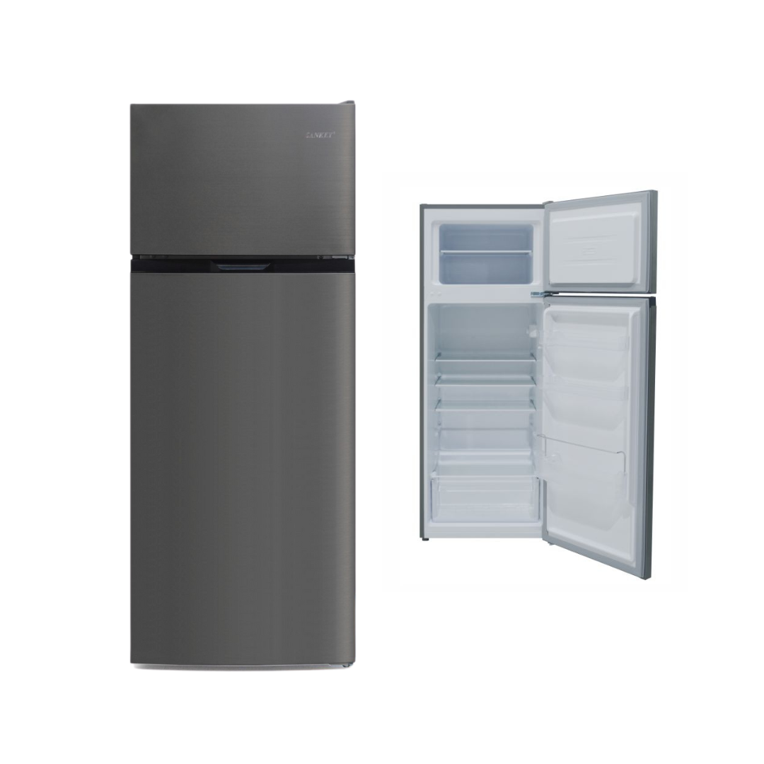Sankey Top Freezer Refrigerator 7.27 cu. ft. with Glass Shelves and Semi-Automatic Defrost