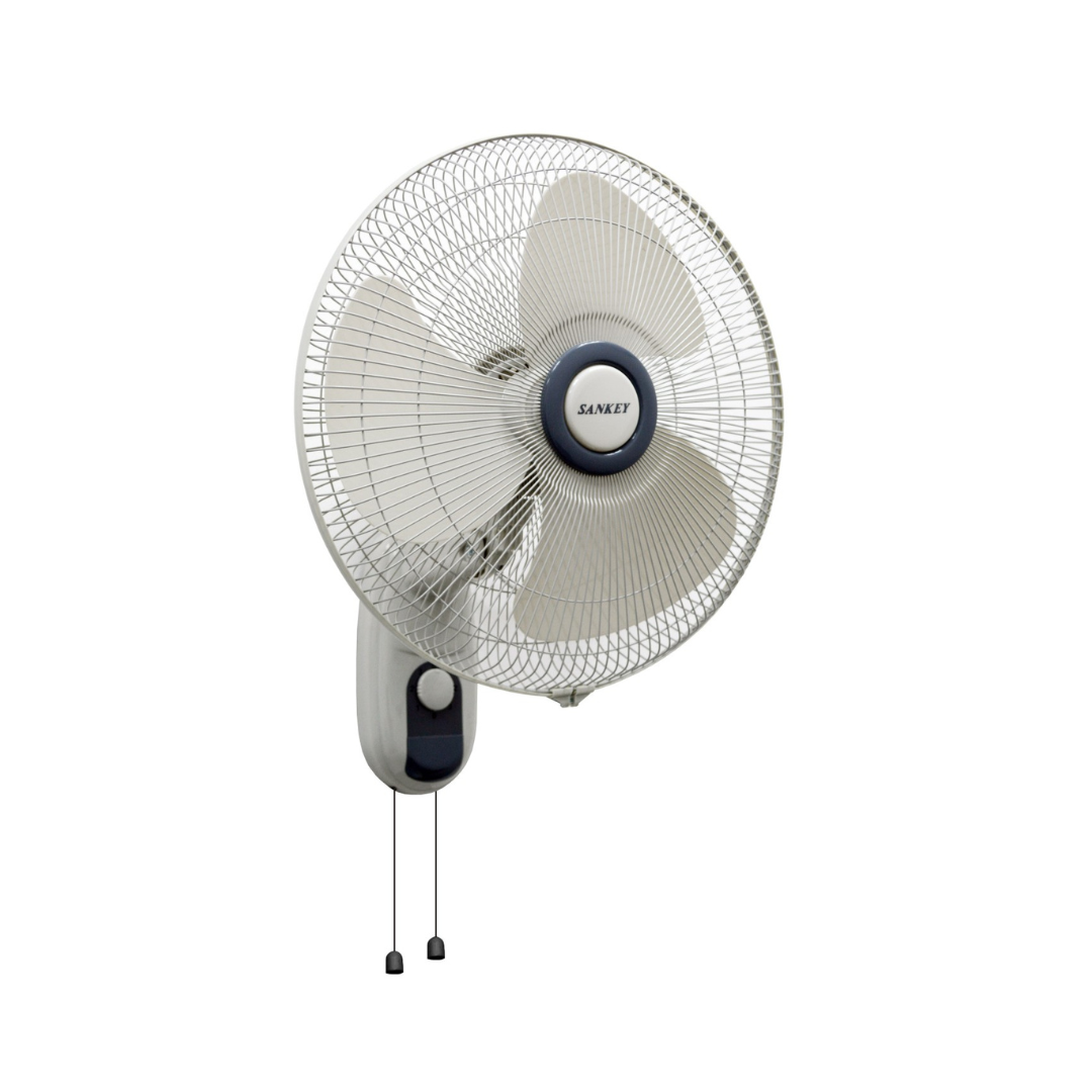 Sankey 16" Wall Fan with 3 Blades, 3 Speeds & Metal Safety Grill