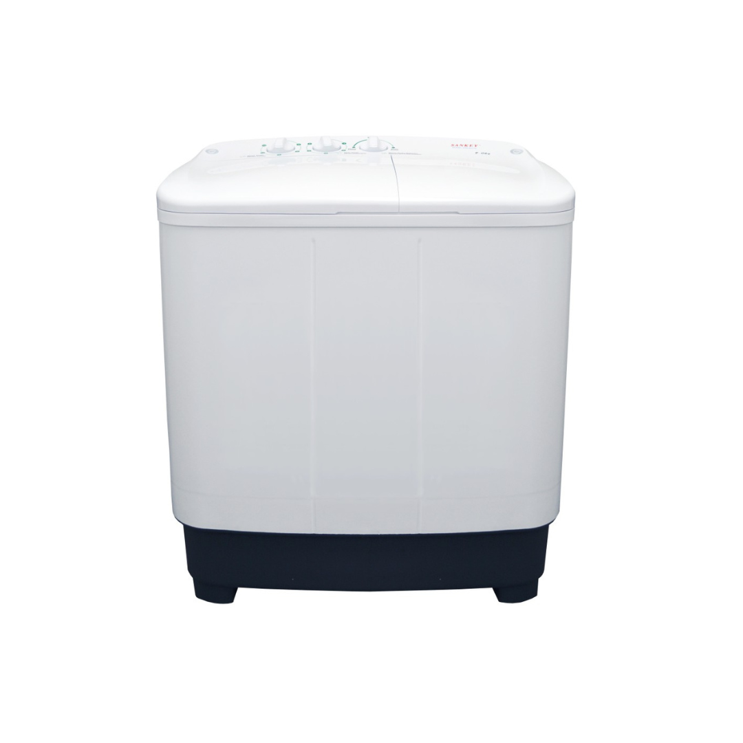 Sankey Machine à Laver Semi-Automatique à Double Cuve 8,0 kg avec Pompe de Vidange