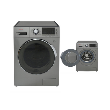 Sankey Front Load Washer and Dryer, 15 kg Wash / 8 kg Dry, Stainless-Steel Drum, Inox Finish