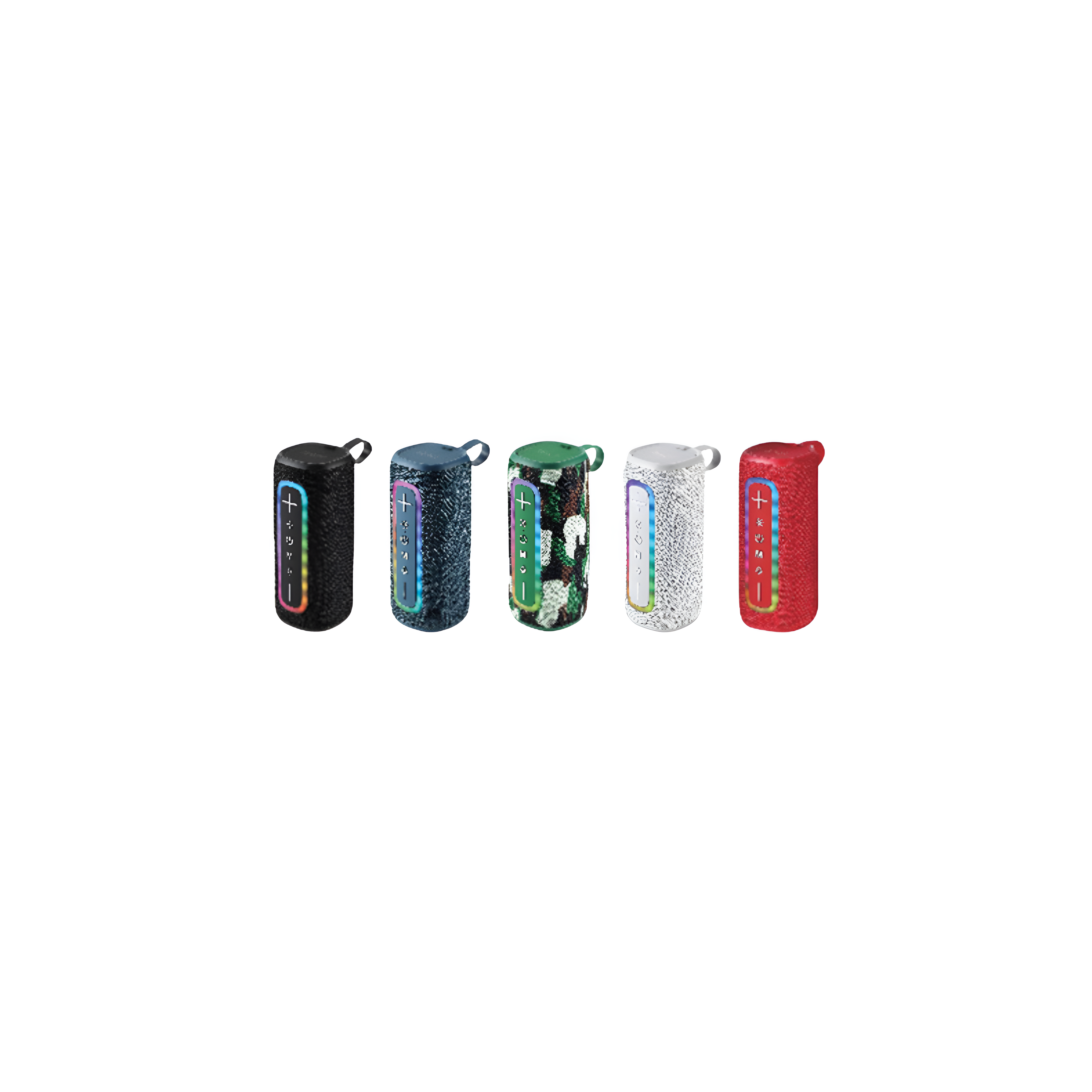 Sankey Portable Bluetooth Speaker with RGB LED Lights, TWS Stereo, USB/MicroSD/AUX/FM, and Rechargeable Battery