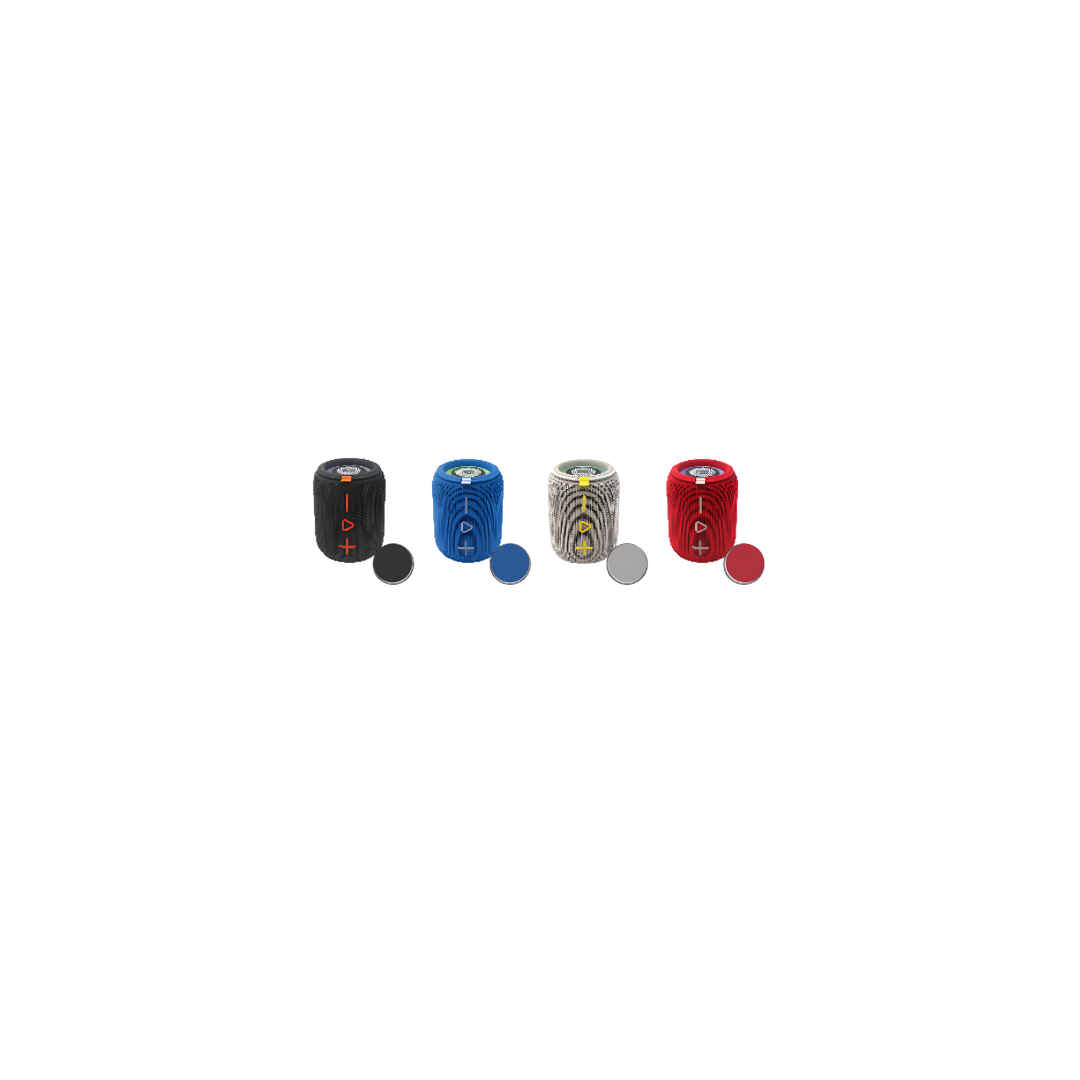 Sankey Portable Bluetooth Speaker with RGB LED Lights, TWS Stereo, USB/MicroSD/AUX/FM, and Rechargeable Battery