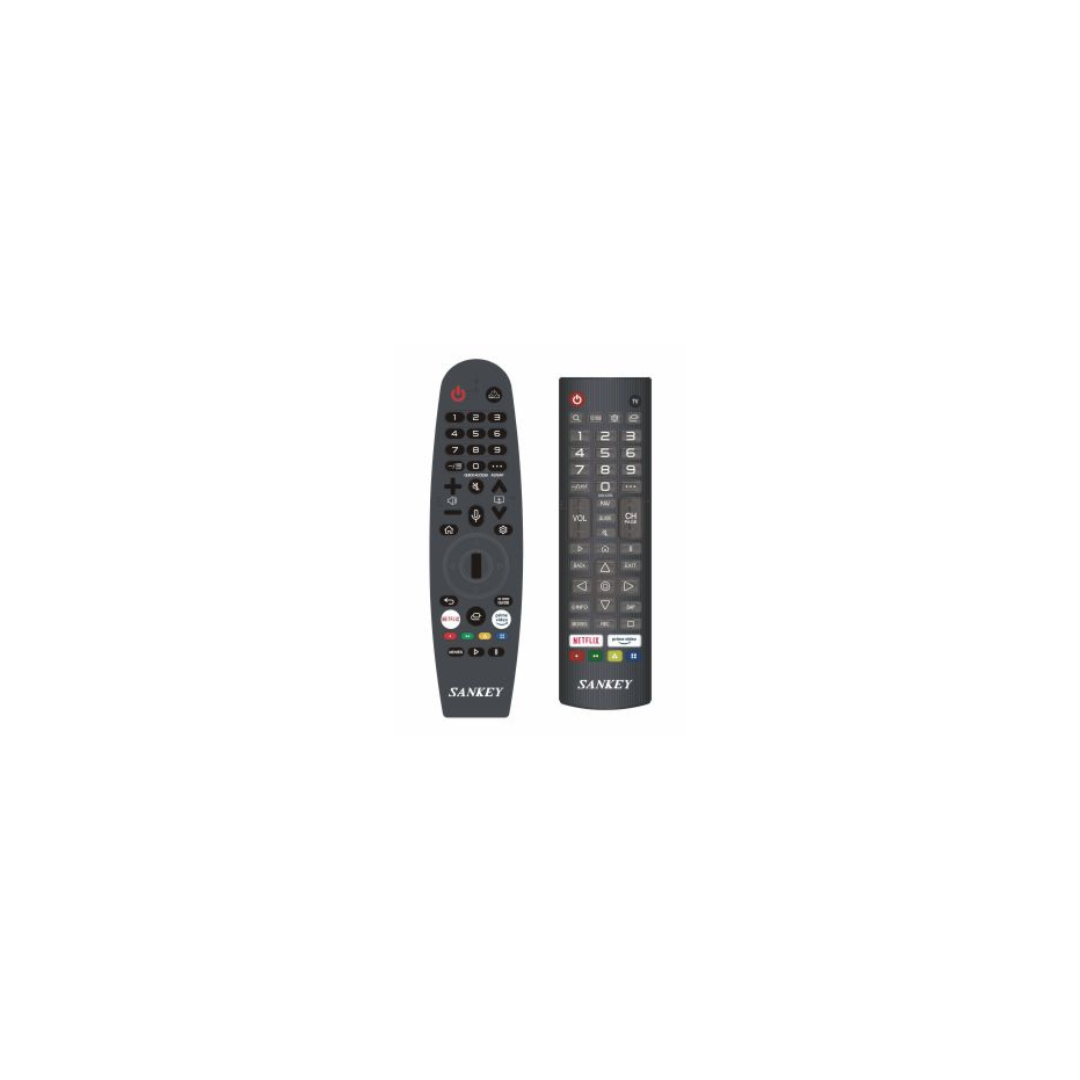 Sankey 65" 4K Ultra HD Smart TV with WebOS, HDR, Bluetooth, and Dual Remote Controls