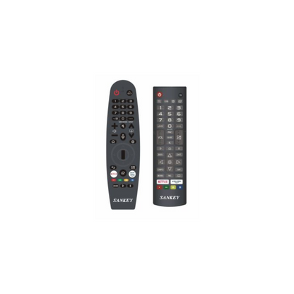 Sankey 75" QLED Smart TV with webOS, 4K UHD, Frameless Design, Silver