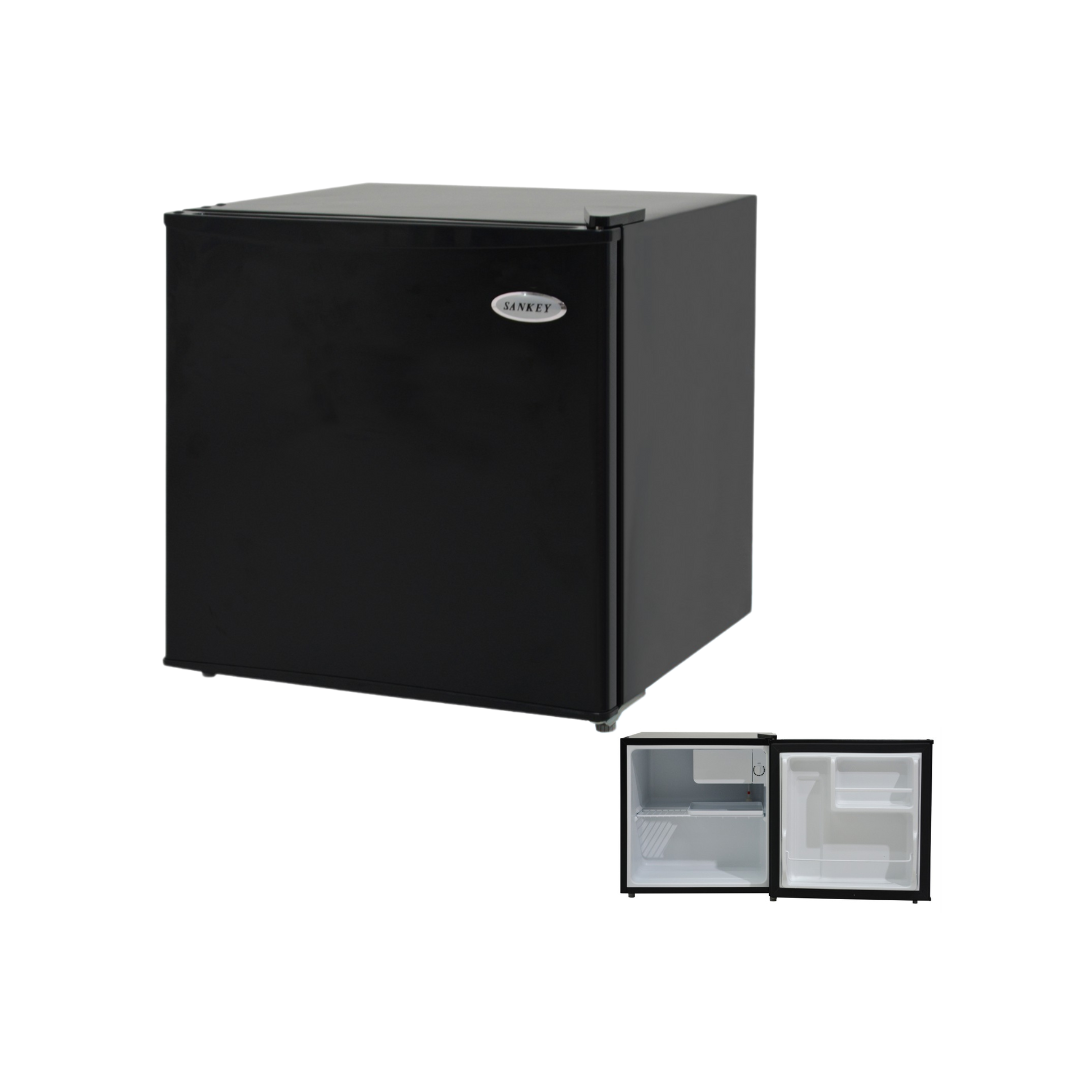 Sankey Réfrigérateur Compact 1 Porte 1,52 pi³, Noir, Dégivrage Manuel