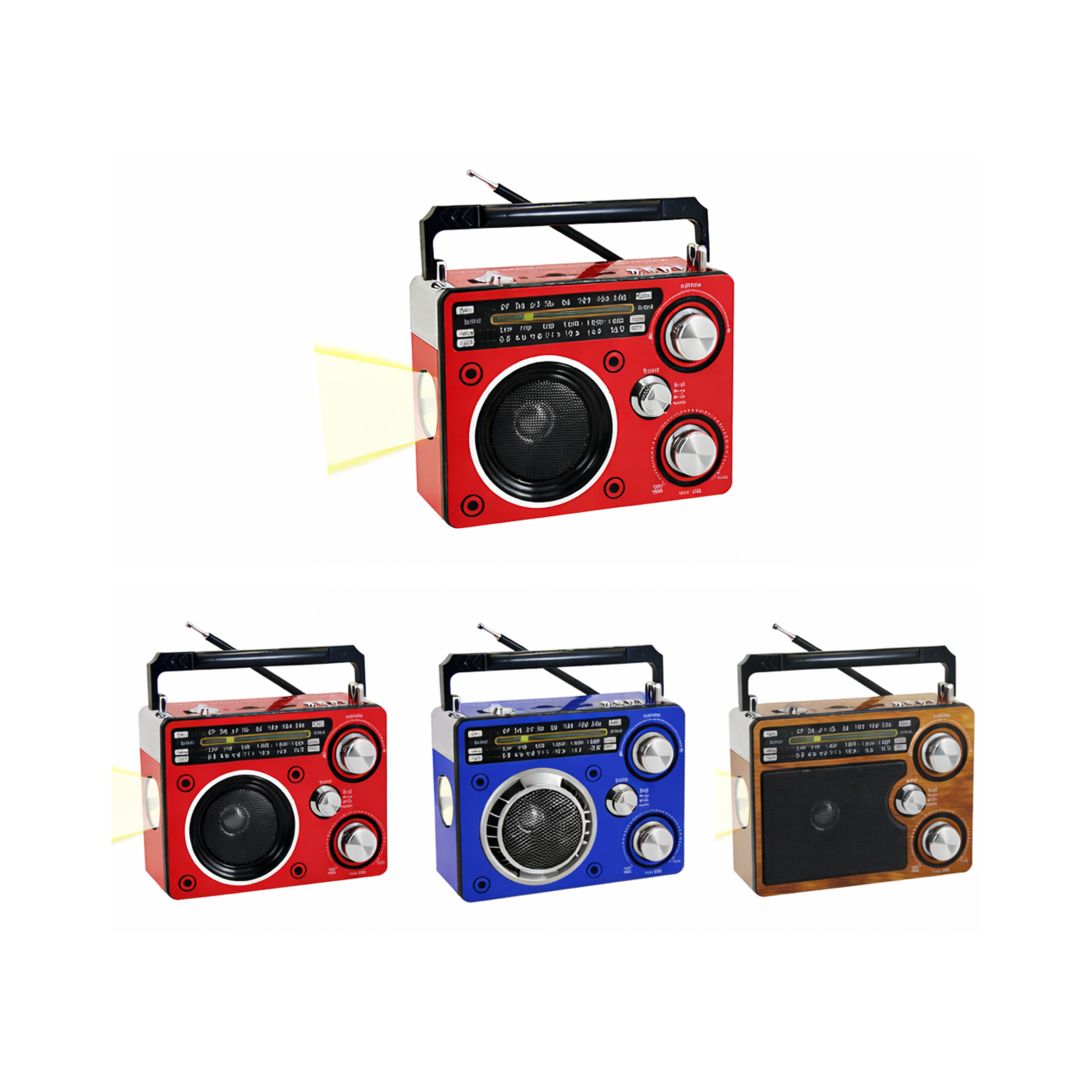 Radio Portátil Bluetooth MW FM SW Sankey / R 481BT