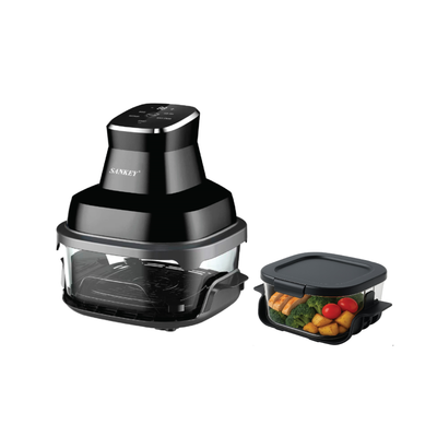 Freidora de Aire 4L con Tazón de Vidrio Sankey / FRW-4057GB