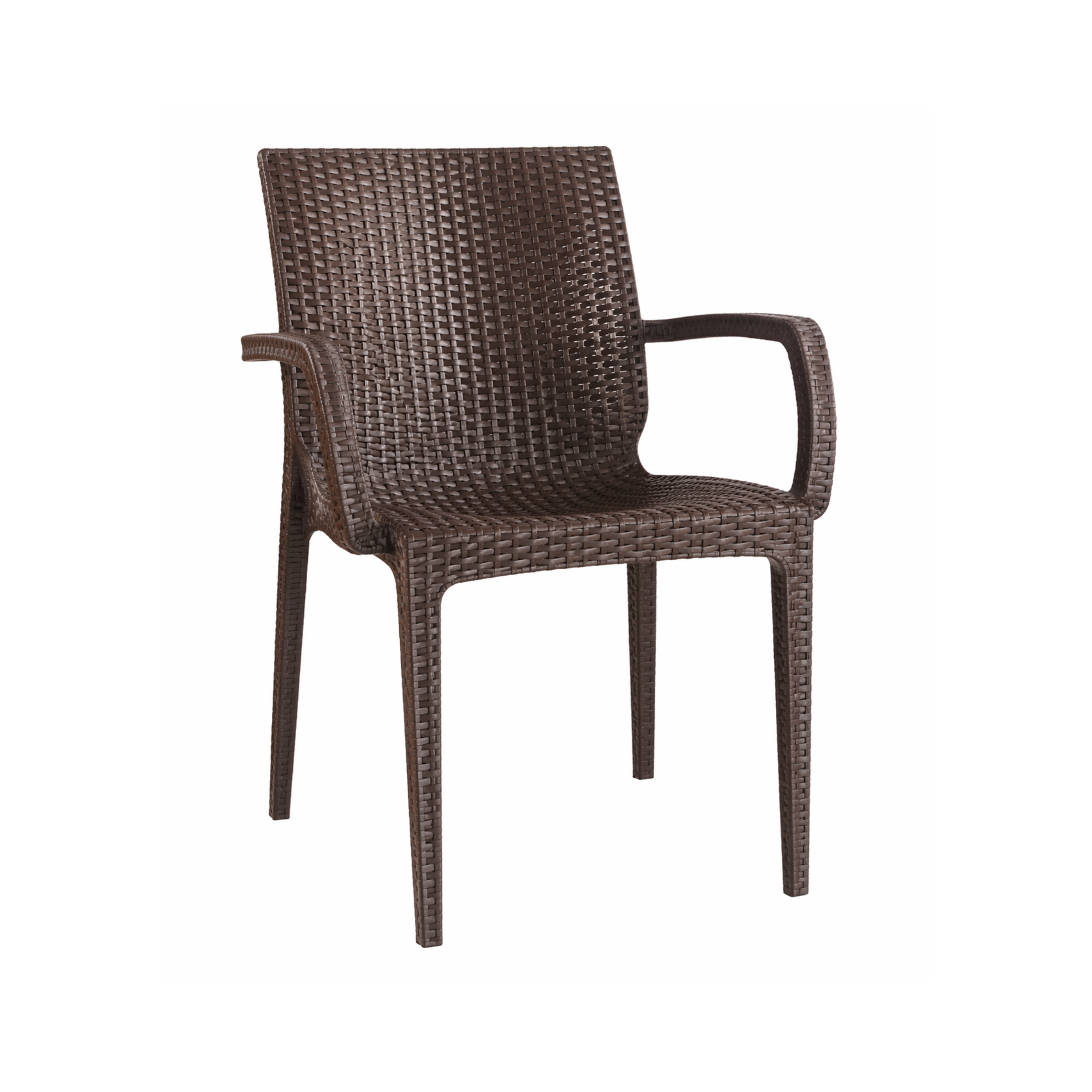 Silla en Rattan con Brazos / S006