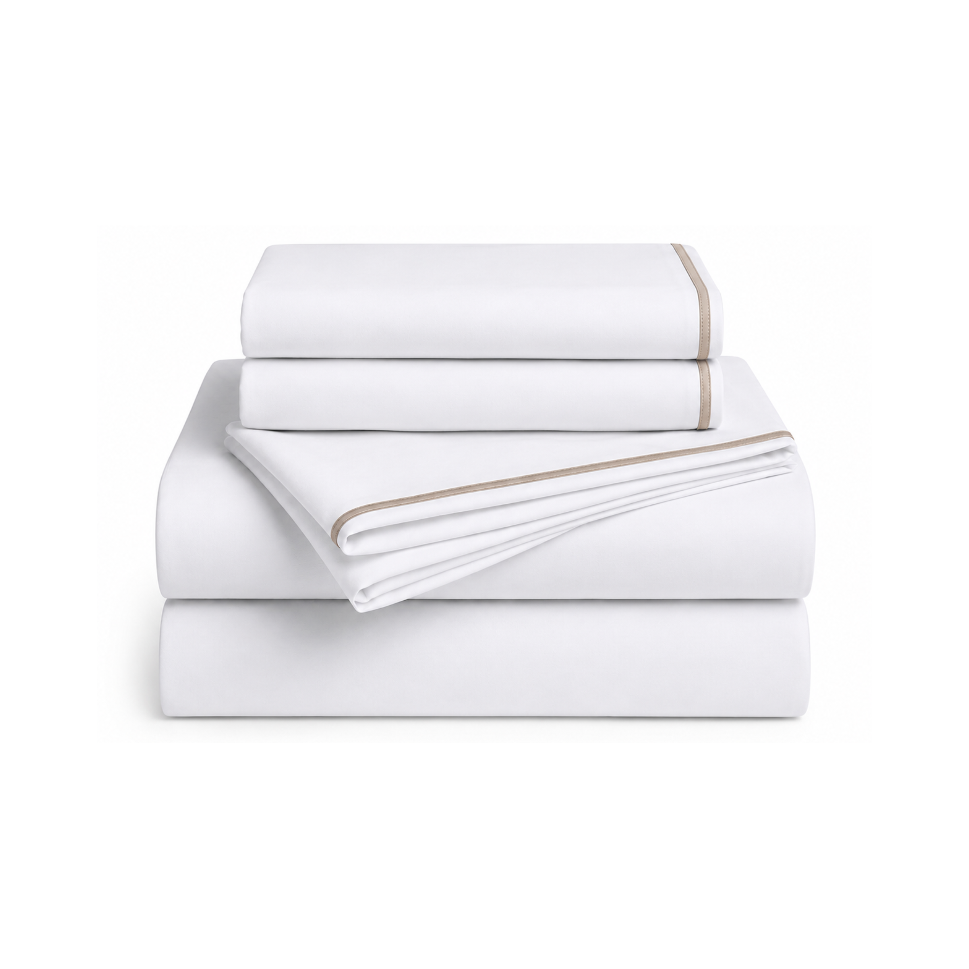 Set de Sábanas Queen de 4 Piezas Blanco 400 TC Náutica 753165