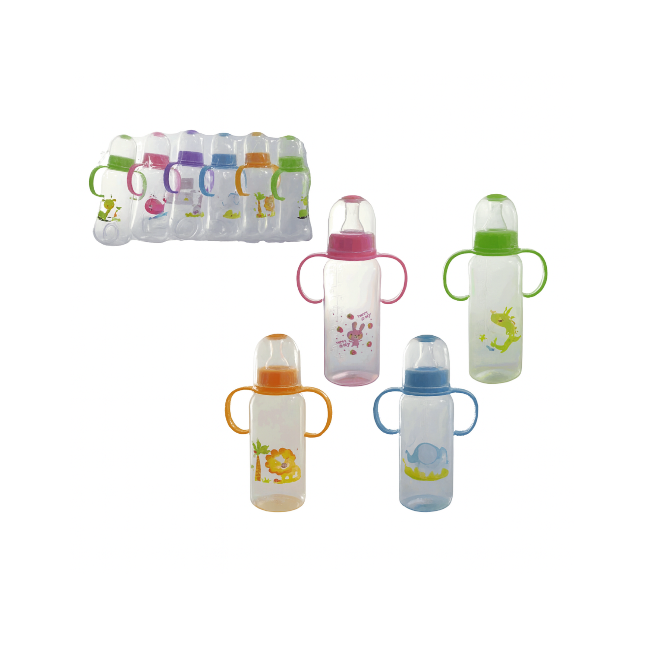 Le Petite Plastic Baby Bottle with Handles – 18 cm / 88428