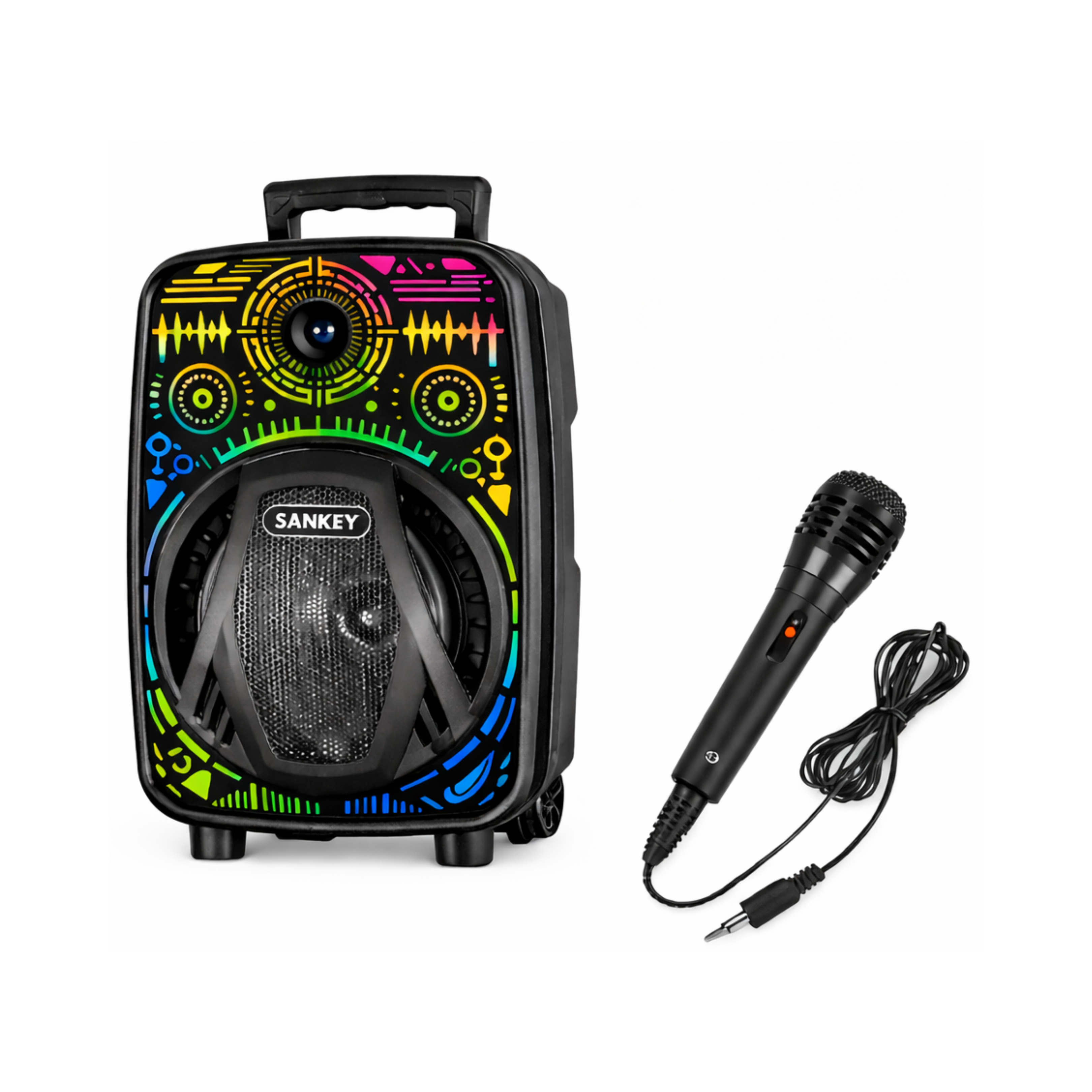 Bocina Bluetooth Portátil 8" 10W RMS TWS Sankey / PA 8DCC85M