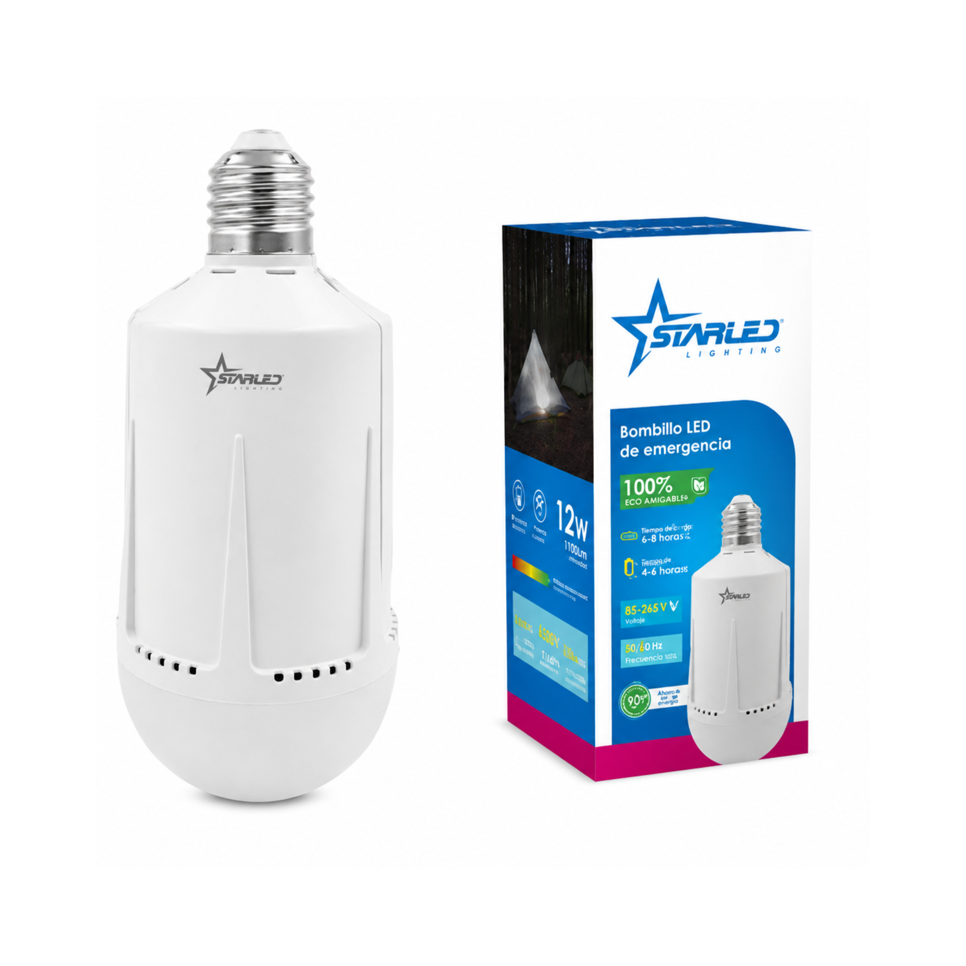 Bombillo LED de Emergencia 12W Starled Lighting / SL-LEB-12W