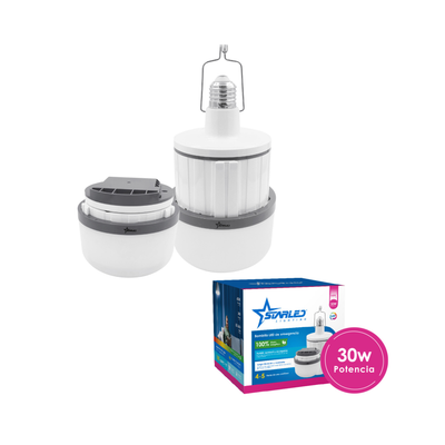 Retractable Emergency LED Bulb 30W Starled / SL-LREB-30W-B