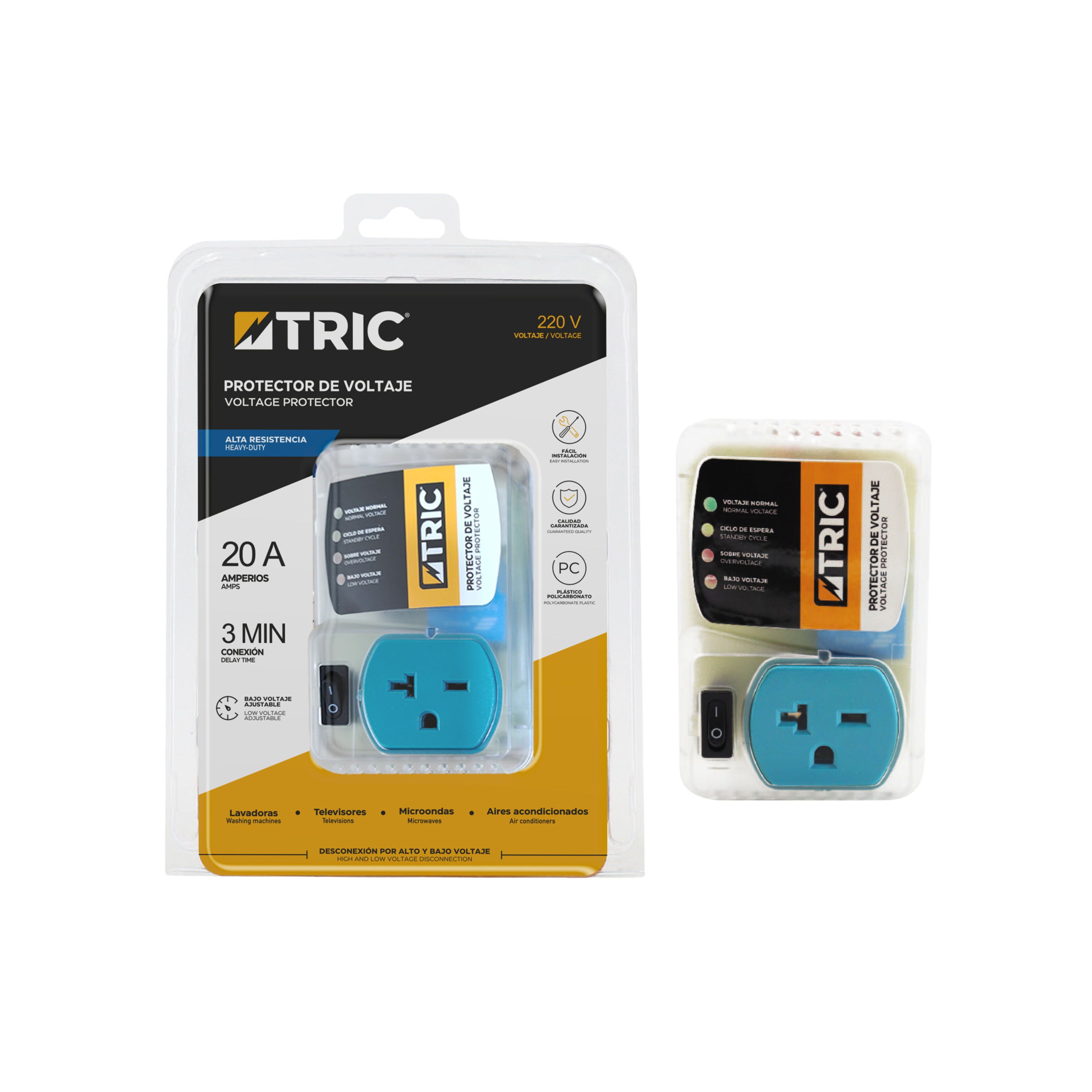 Protector de Voltaje 220V TRIC / T-V010-220V