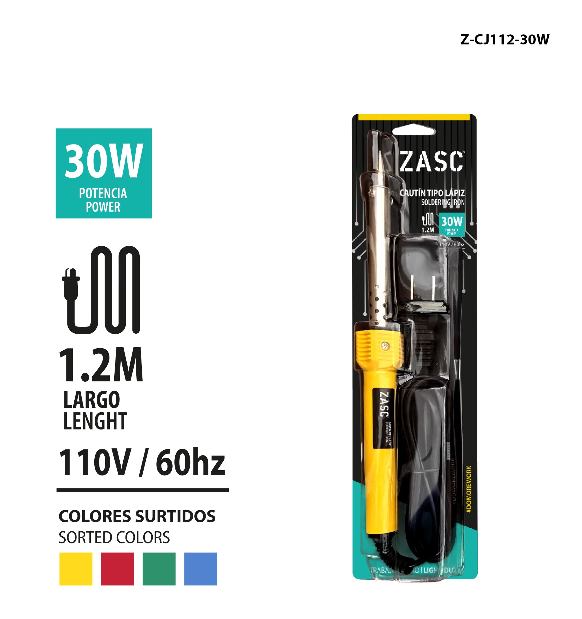 Pencil Soldering Iron 30W ZASC / Z-CJ112-30W