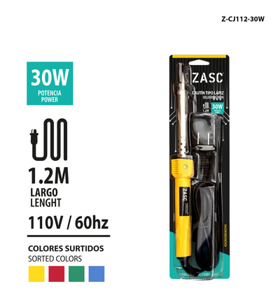 Pencil Soldering Iron 30W ZASC / Z-CJ112-30W