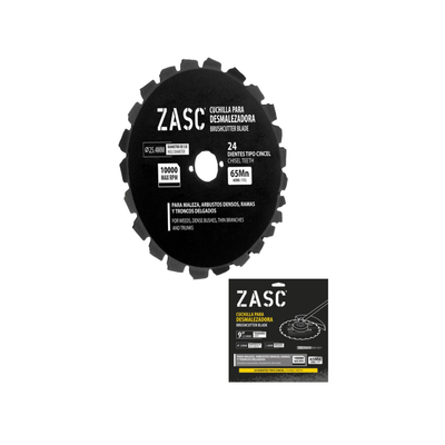 Cuchilla Desmalezadora 24 Dientes ZASC / Z-CTBCB-25.4