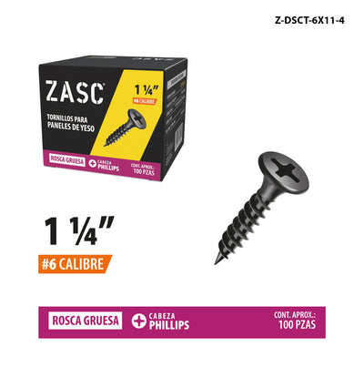 Drywall Screws 1 1/4" Zasc / Z-DSCT-6X11-4